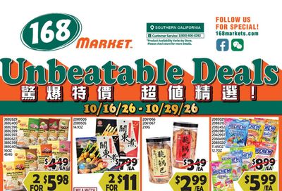168 Market Weekly Ad October 16 - 29, 2026