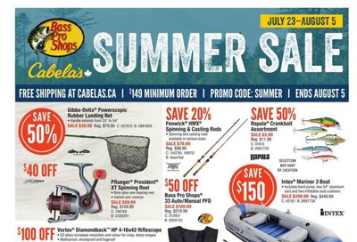 Cabela's Flyer July 23 to August 5