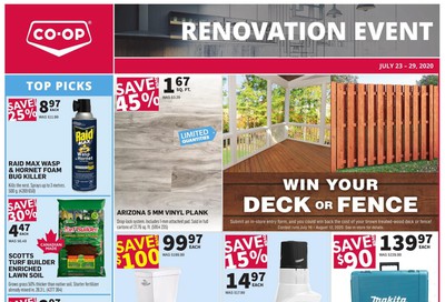 Co-op (West) Home Centre Flyer July 23 to 29