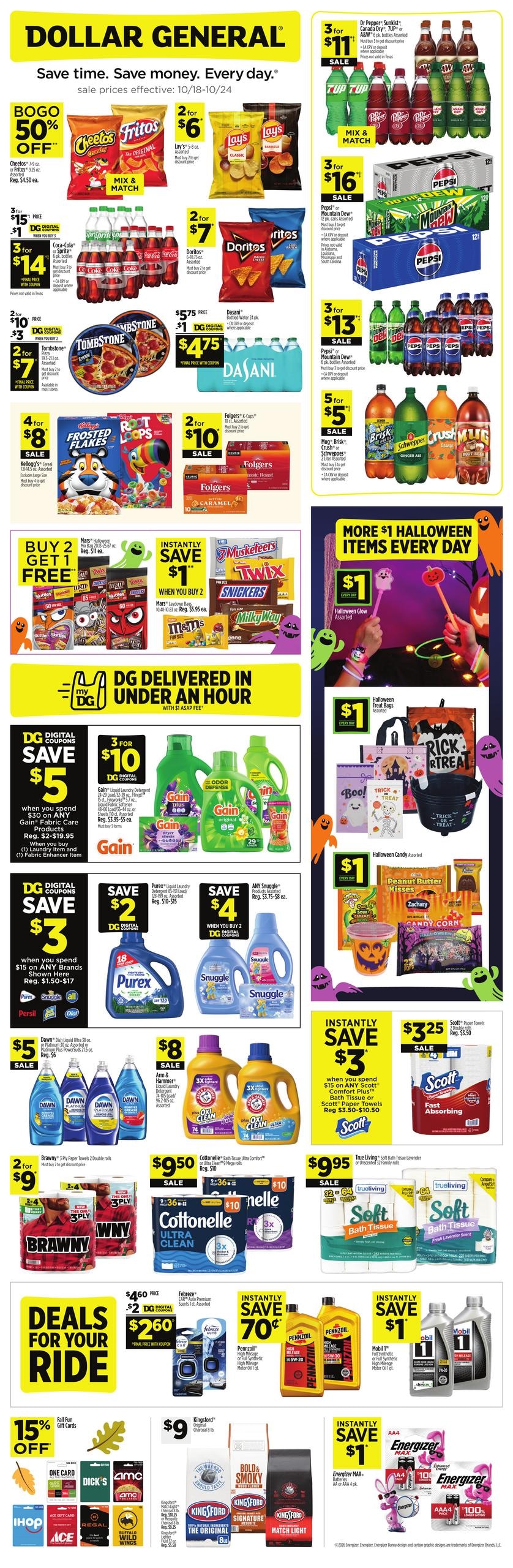 Dollar General (Hot Springs Area, VA) Weekly Ad October 18 - 24, 2026