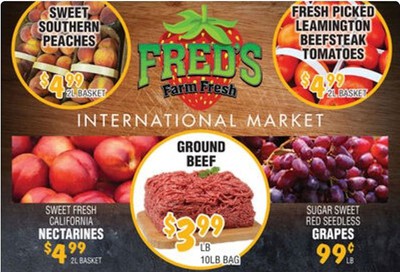 Fred's Farm Fresh Flyer July 22 to 28