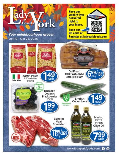 Lady York Foods Flyer October 19 to 25