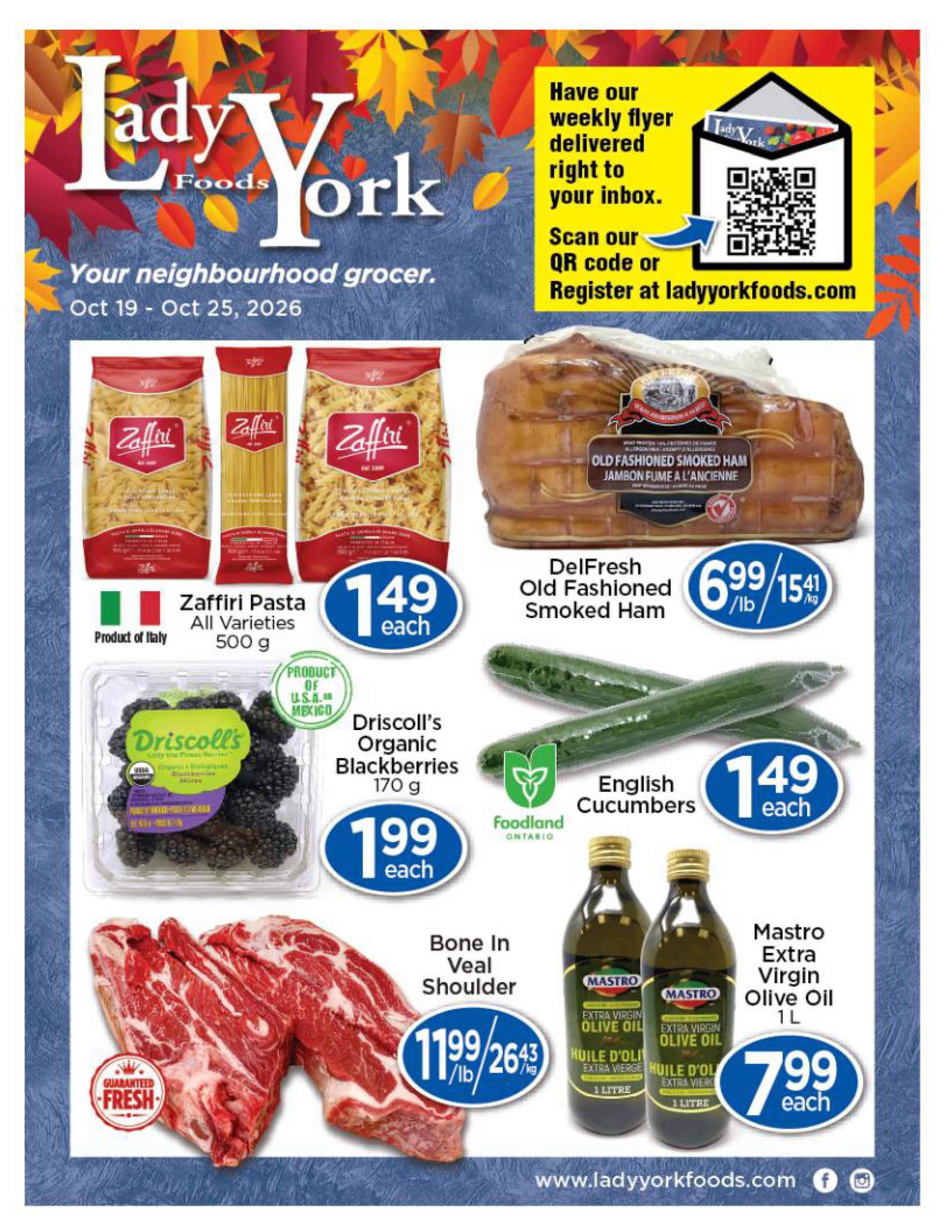Lady York Foods Flyer October 19 to 25