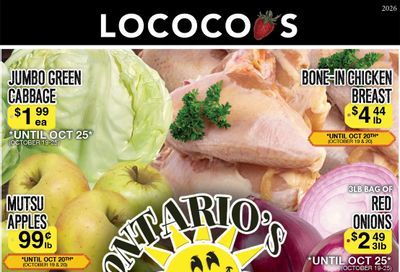 Lococo's Flyer October 19 to 22