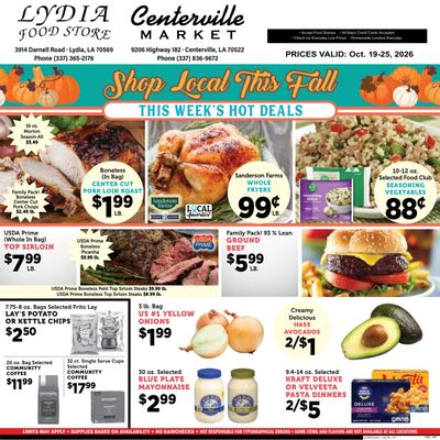 Centerville Market Weekly Ad October 19 - 25, 2026
