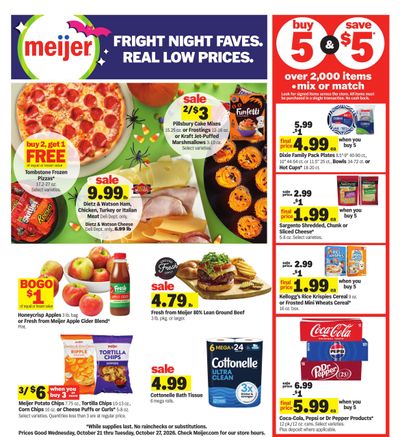 Meijer (Akron-Cleveland Area, OH) Weekly Ad October 21 - 27, 2026