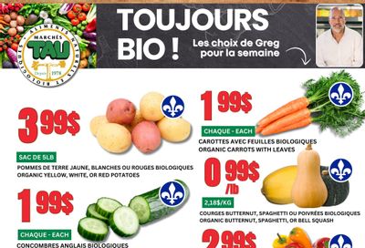 Marches Tau Produce Flyer October 19 to 25