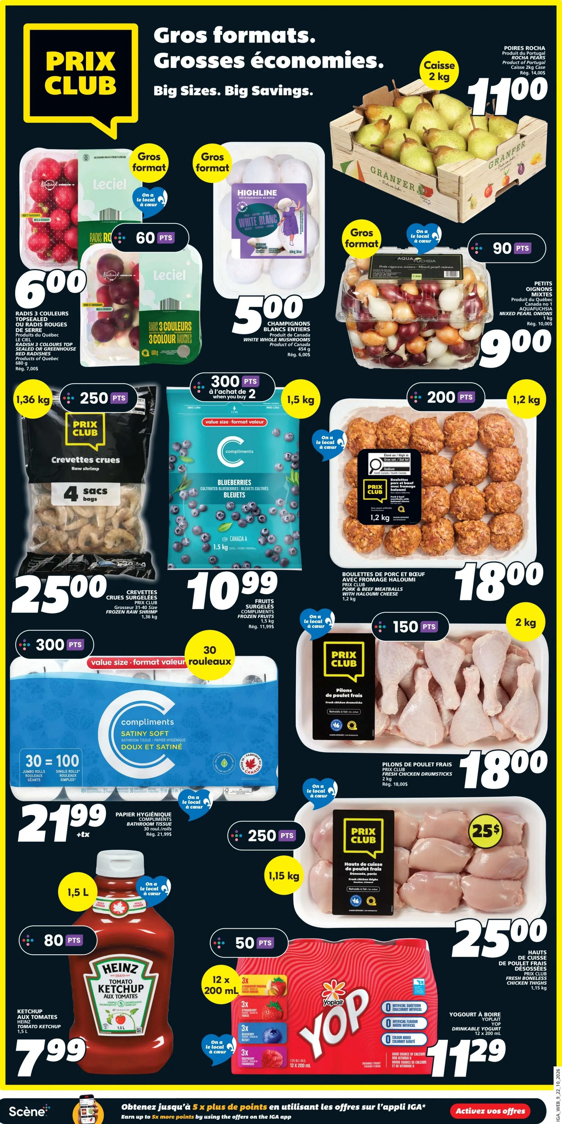 IGA (QC) Flyer October 22 to 28
