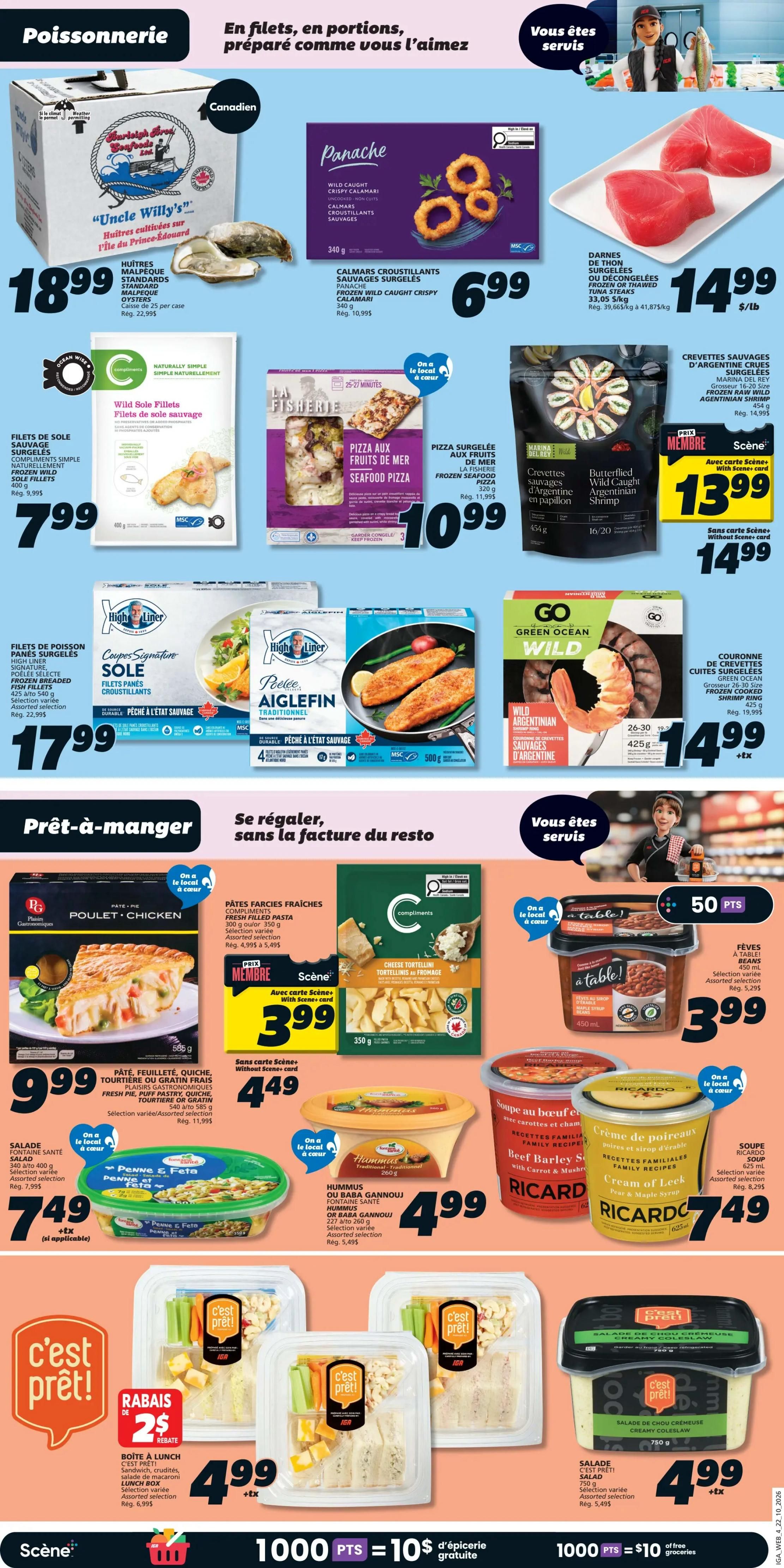 IGA (QC) Flyer October 22 to 28