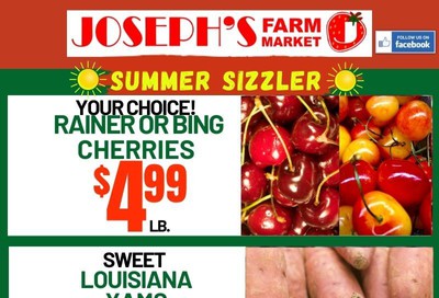 Joseph's Farm Market Flyer July 22 to 27
