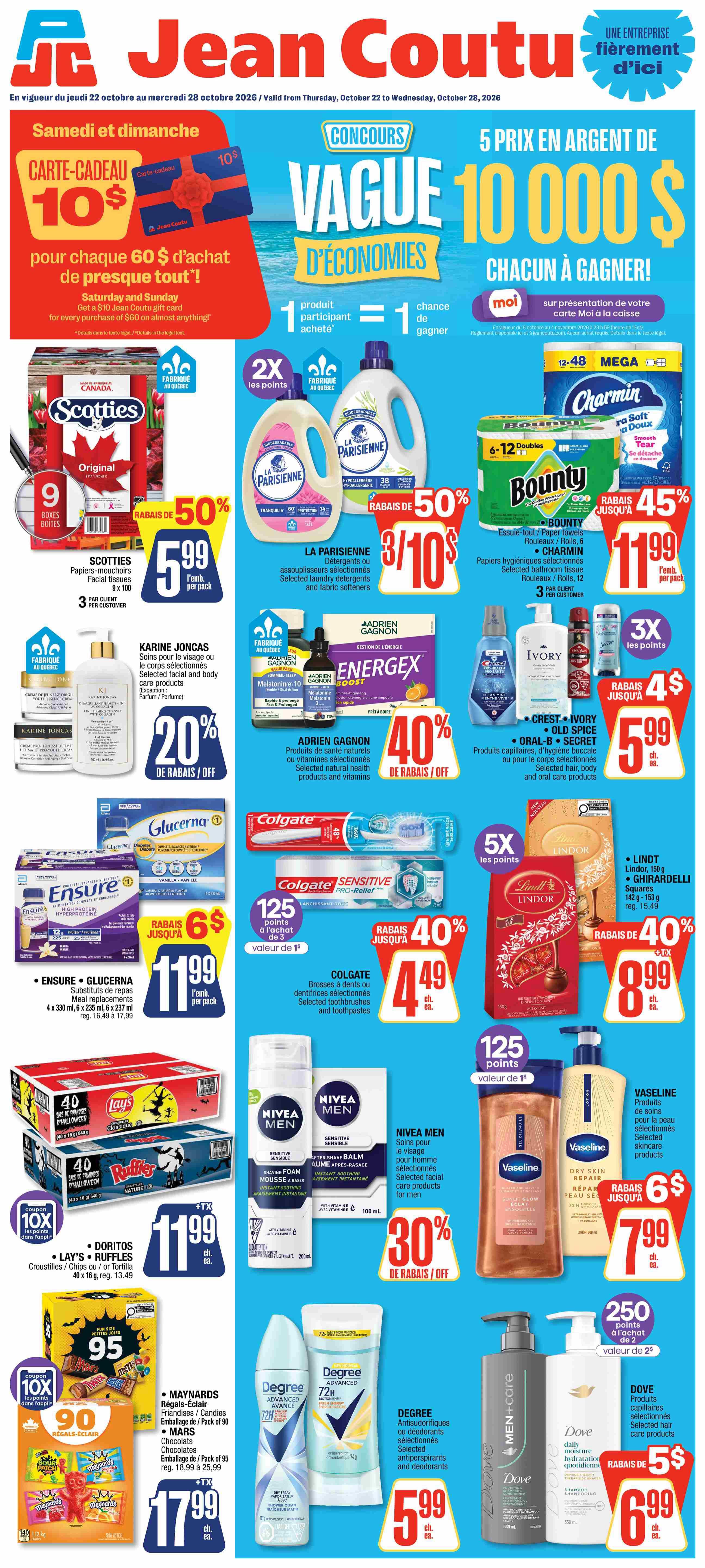 Jean Coutu Flyer October 22 to 28