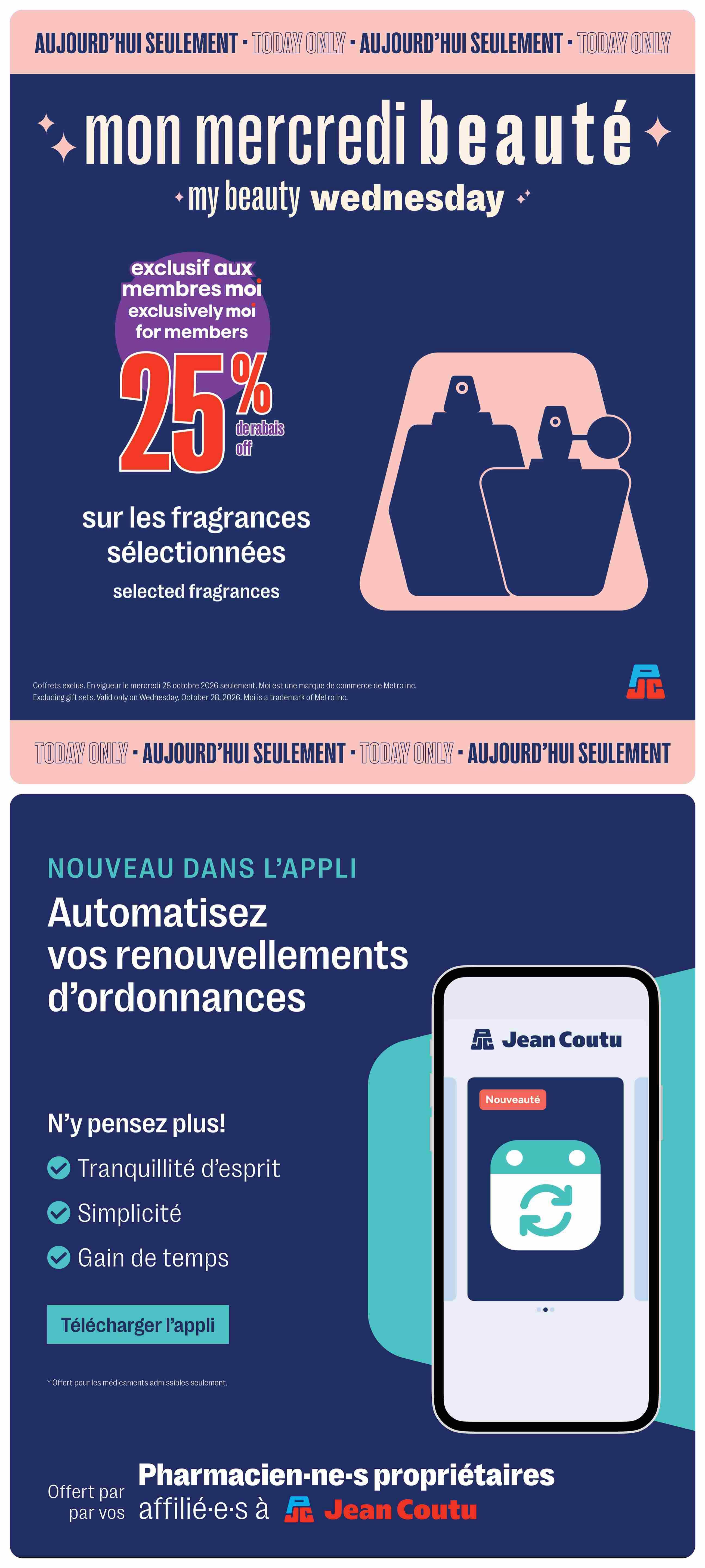 Jean Coutu Flyer October 22 to 28