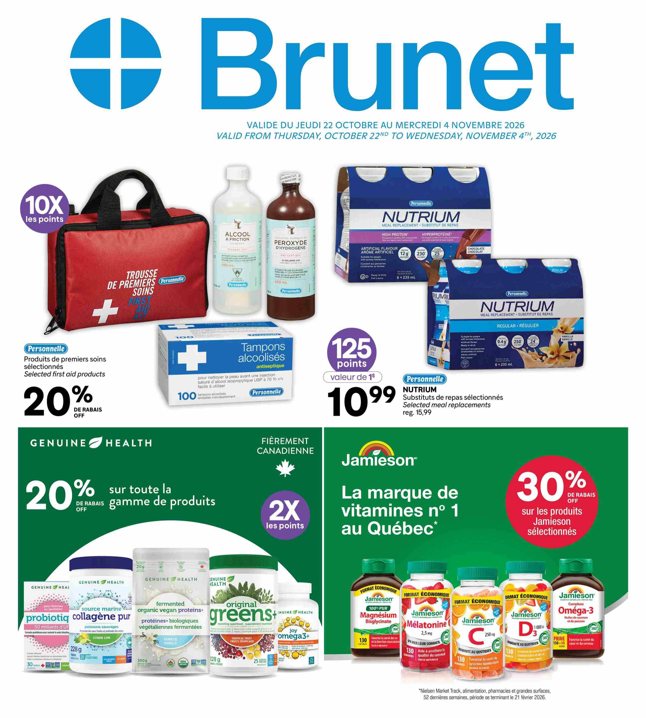 Brunet Flyer October 22 to November 4