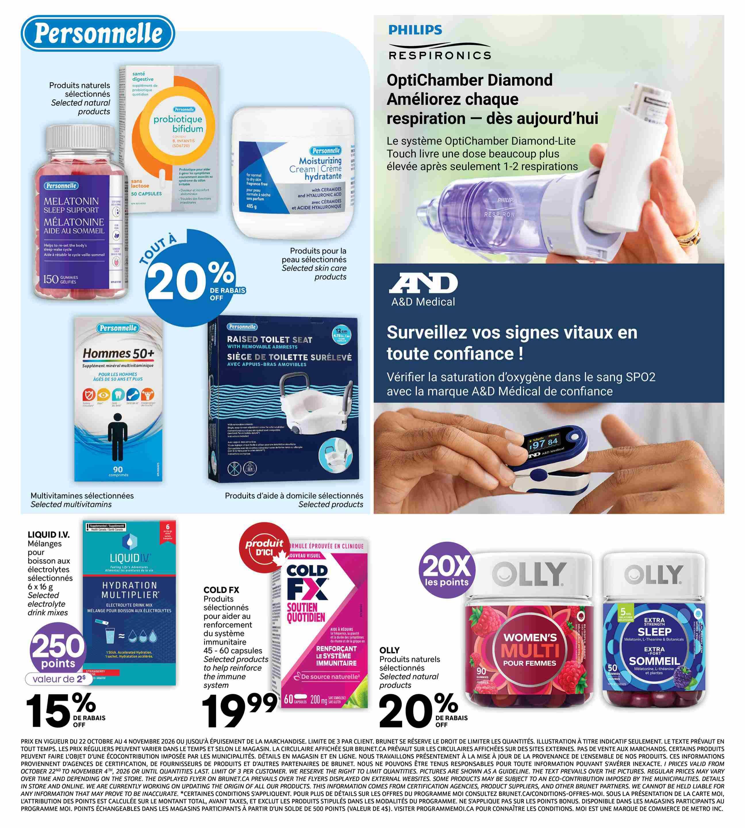Brunet Flyer October 22 to November 4