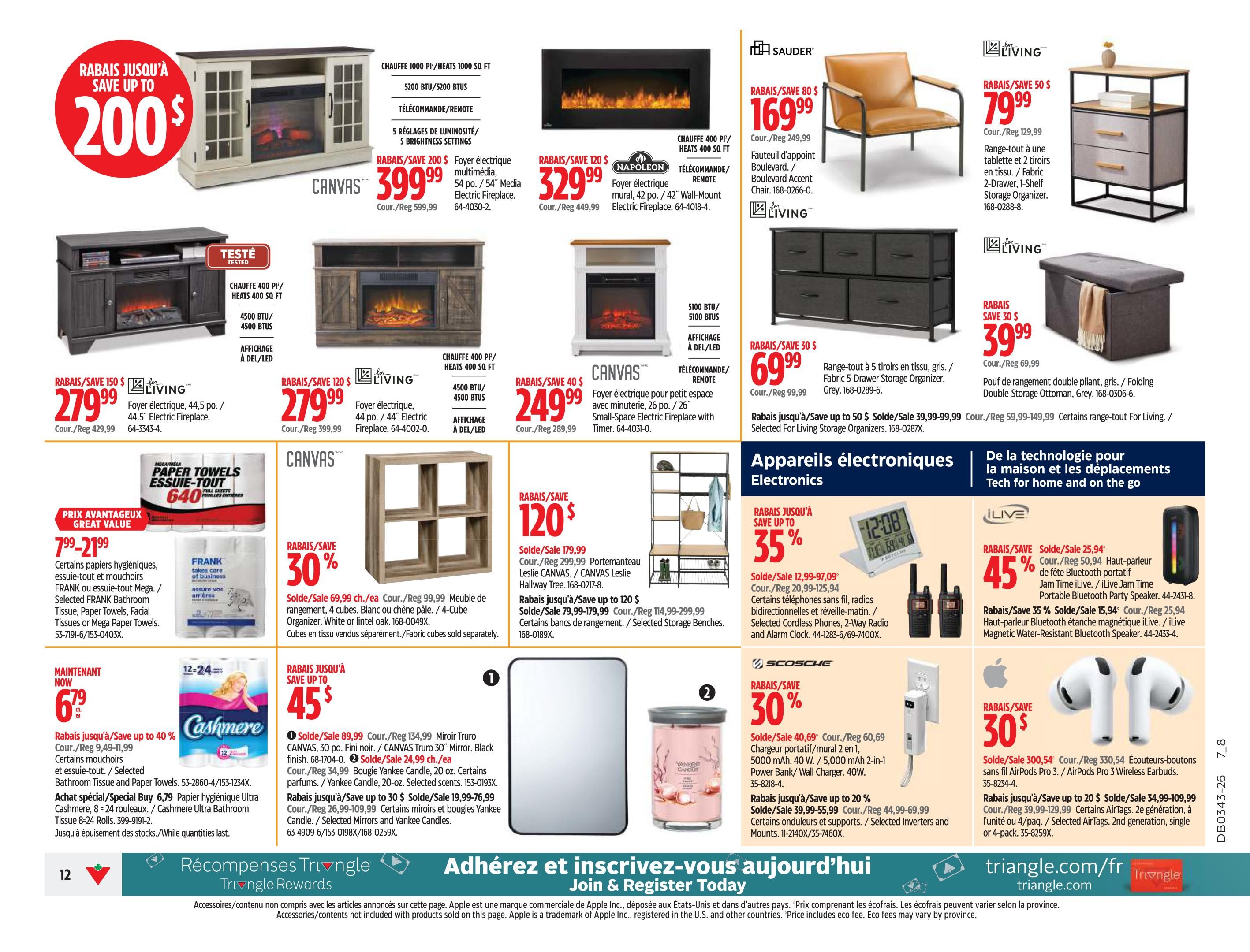 Canadian Tire (QC) Flyer October 22 to 28