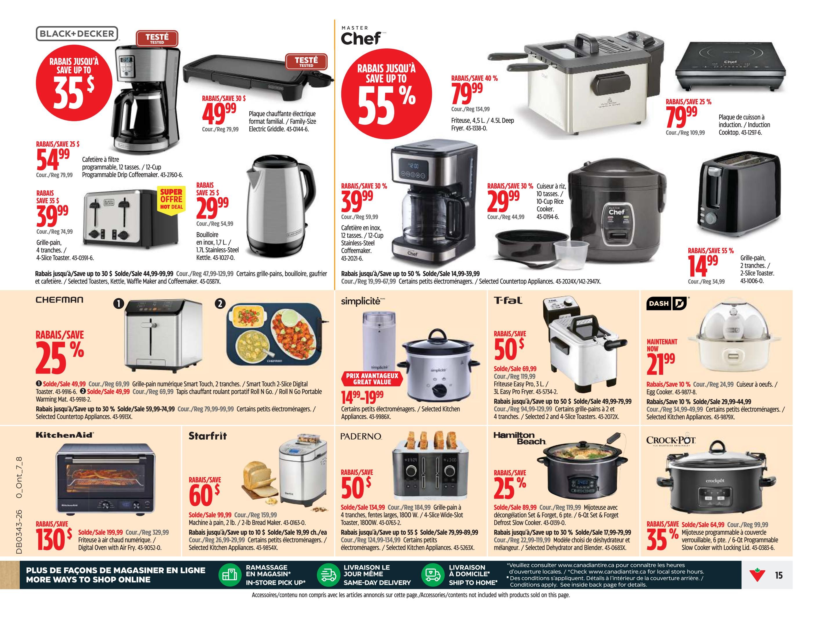 Canadian Tire (QC) Flyer October 22 to 28