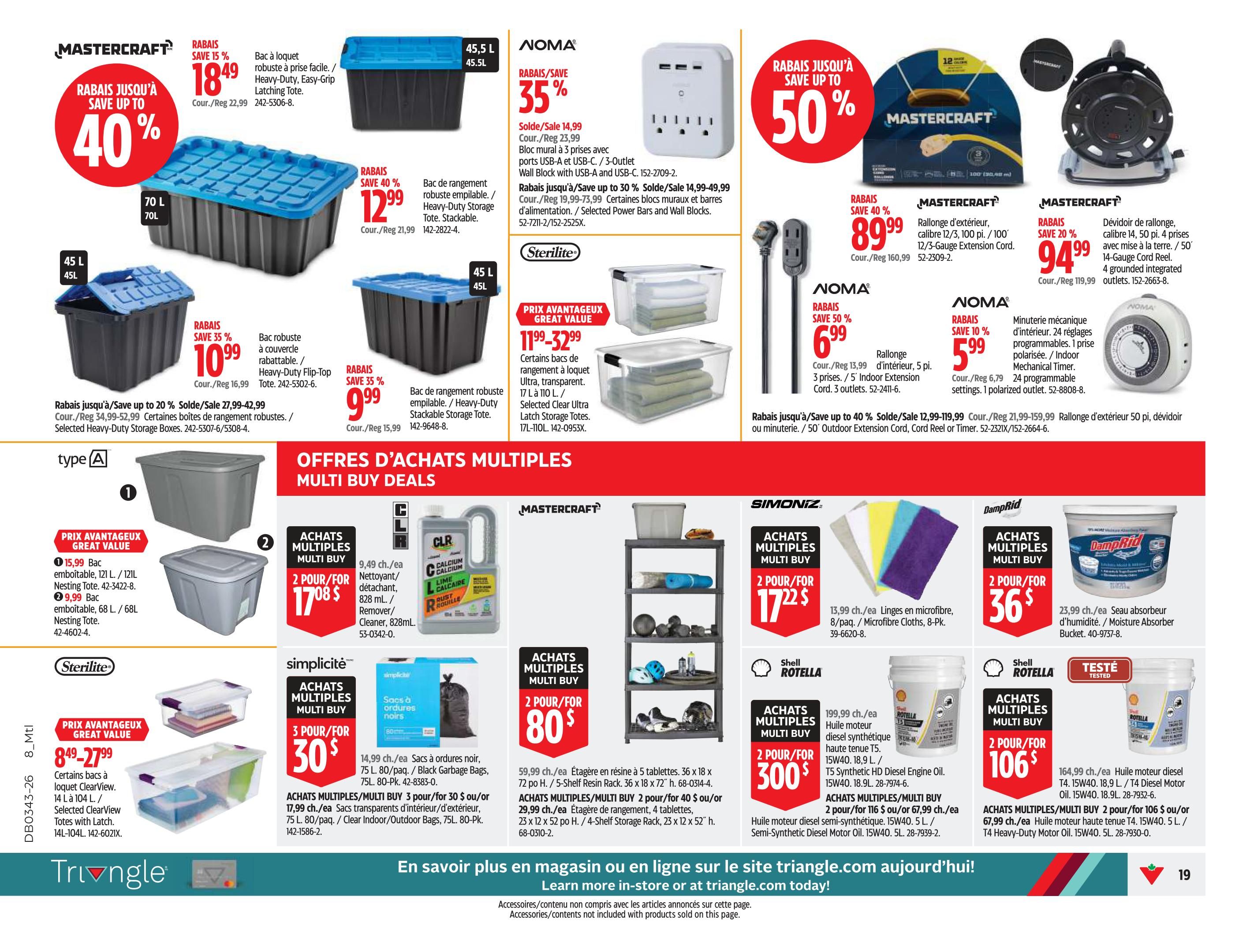 Canadian Tire (QC) Flyer October 22 to 28