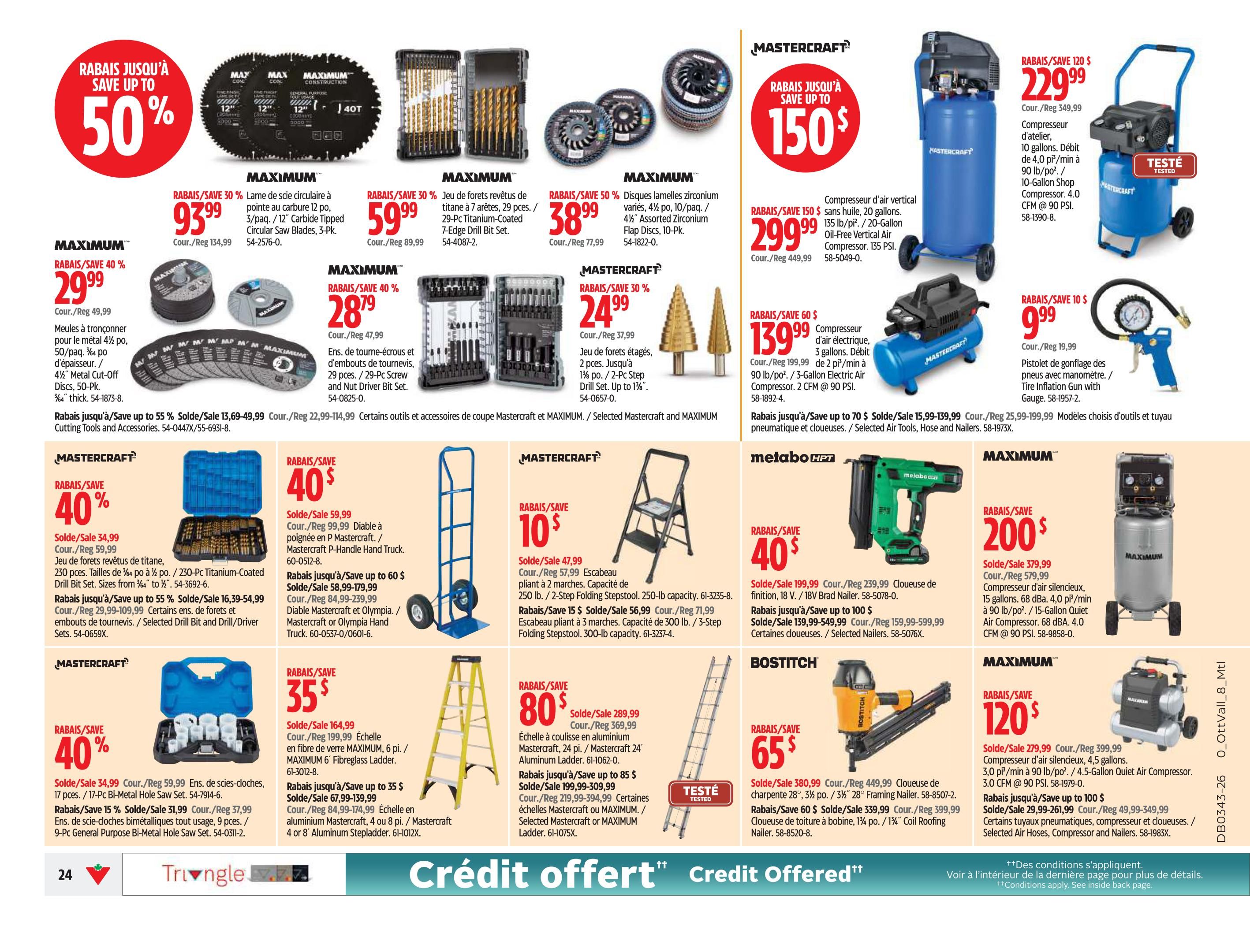 Canadian Tire (QC) Flyer October 22 to 28