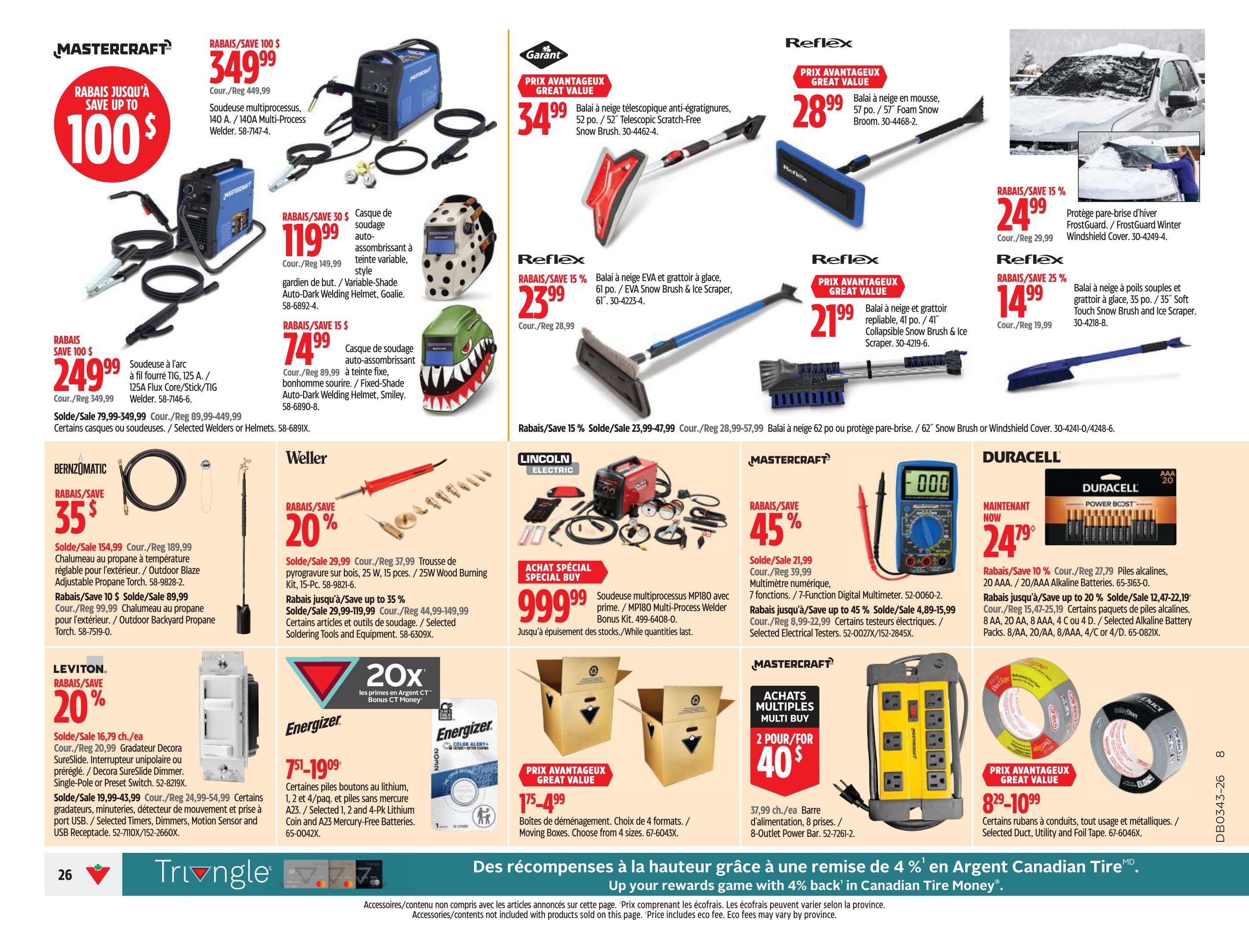 Canadian Tire (QC) Flyer October 22 to 28