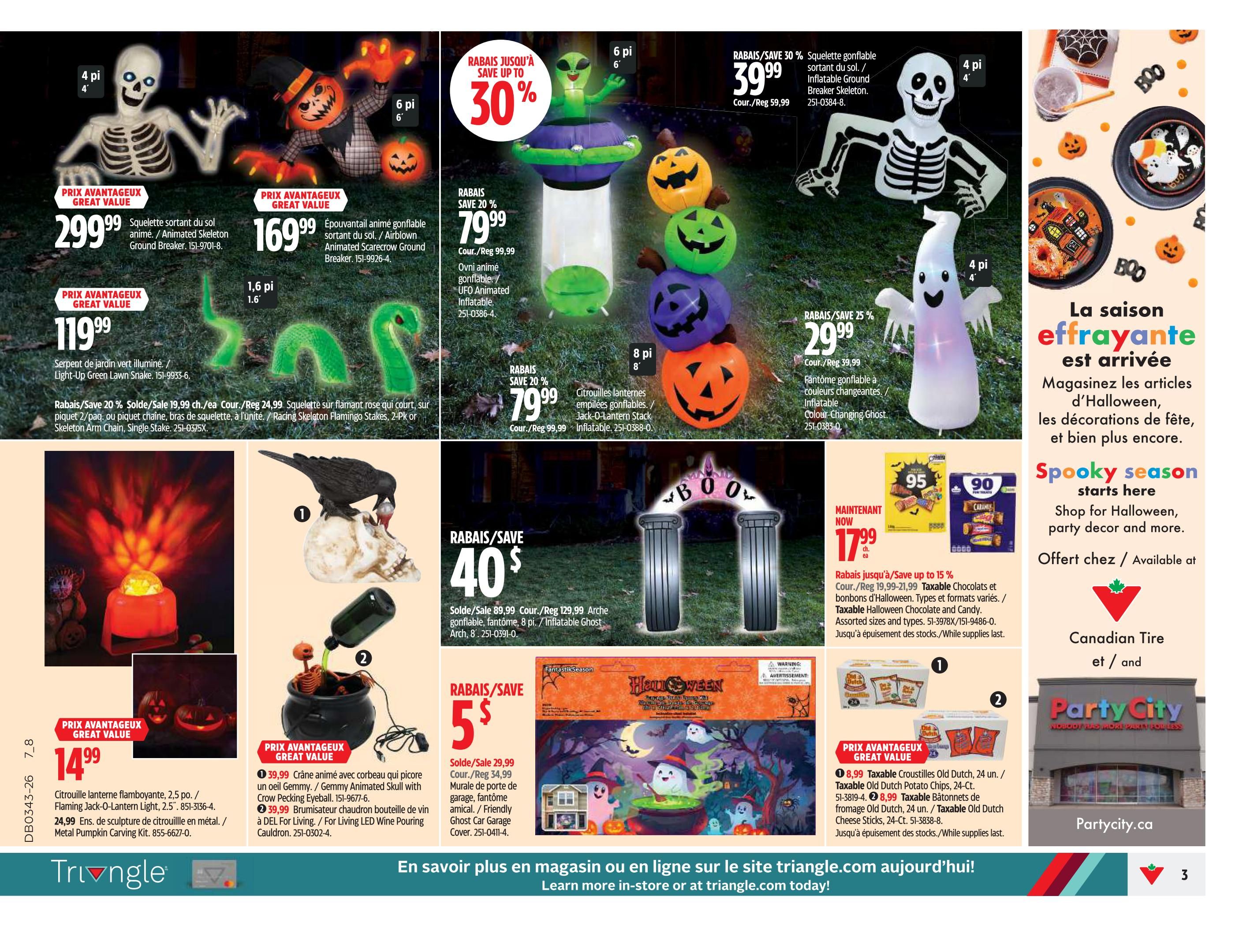 Canadian Tire (QC) Flyer October 22 to 28