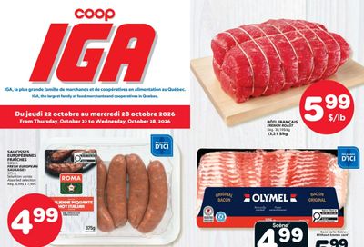 Coop IGA (QC) Flyer October 22 to 28