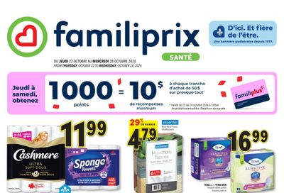 Familiprix Sante Flyer October 22 to 28