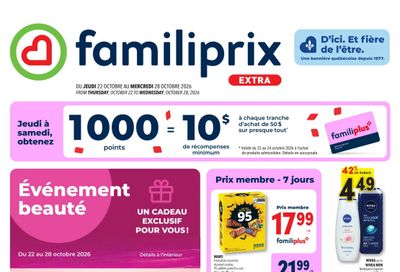 Familiprix Extra Flyer October 22 to 28