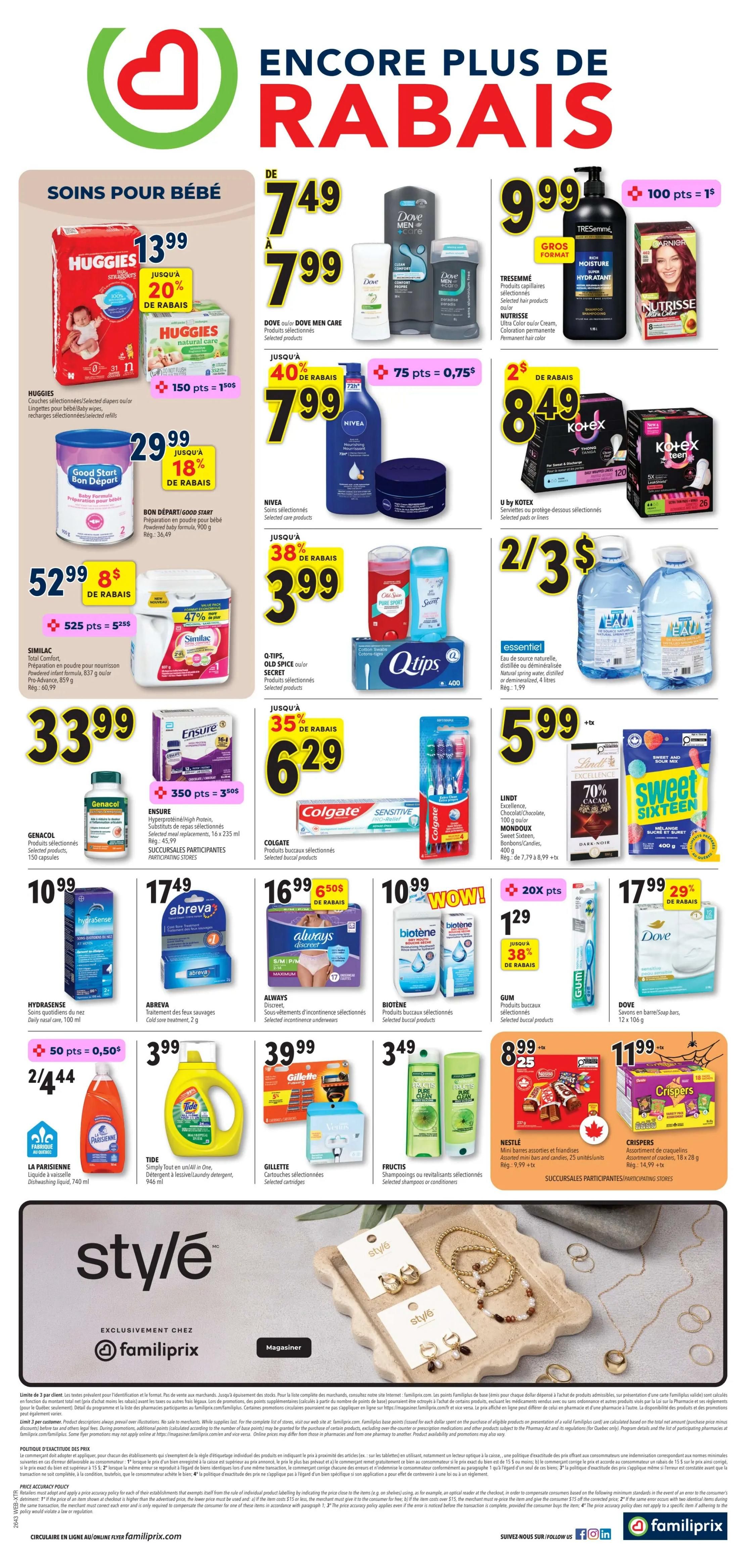 Familiprix Extra Flyer October 22 to 28
