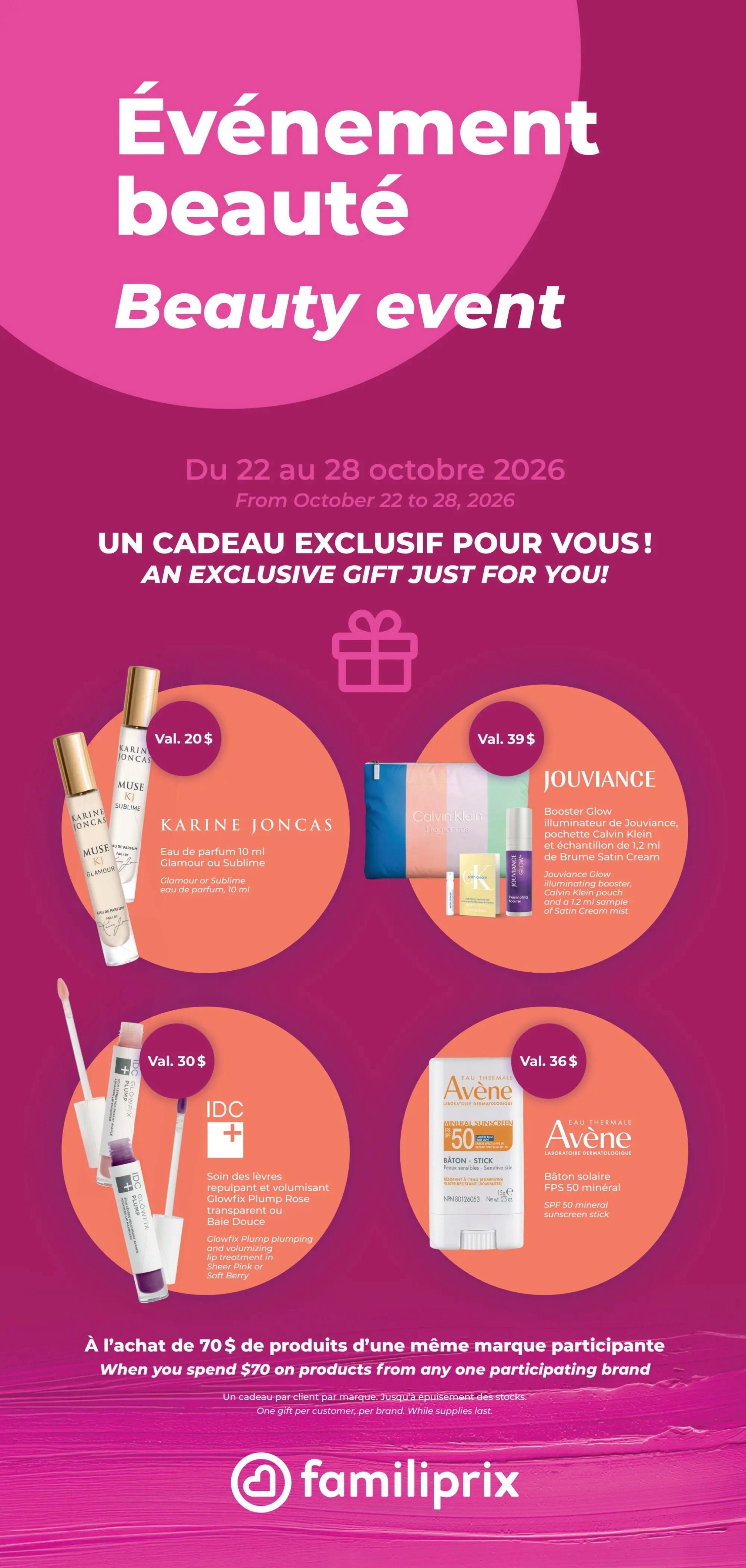 Familiprix Extra Flyer October 22 to 28