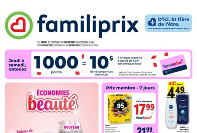 Familiprix Flyer October 22 to 28