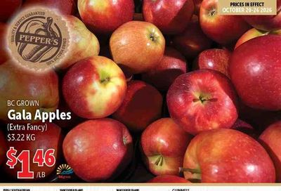 Pepper's Foods Flyer October 20 to 26