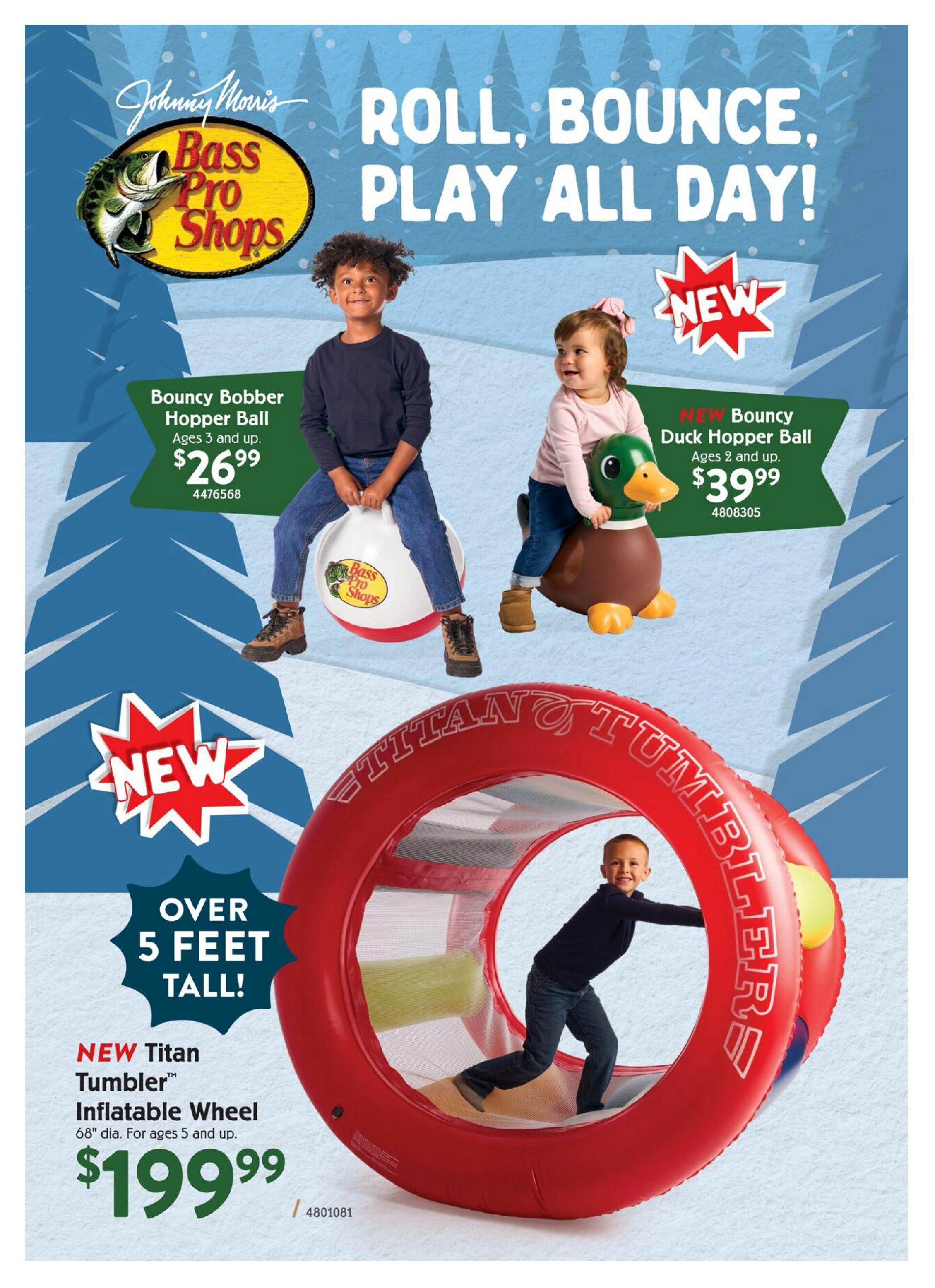 Bass Pro Shops Kid's Wishbook October 19 to December 25