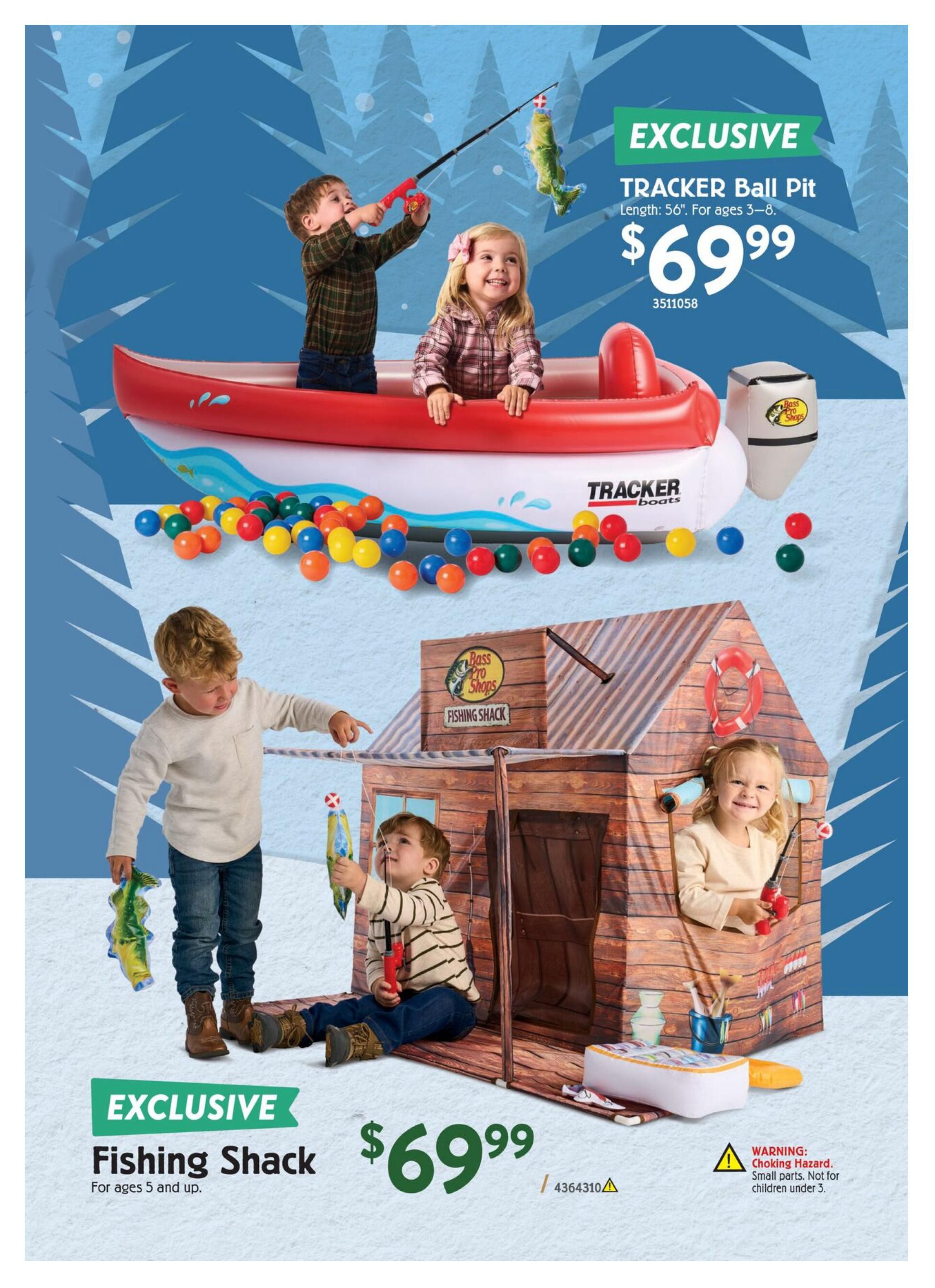 Bass Pro Shops Kid's Wishbook October 19 to December 25