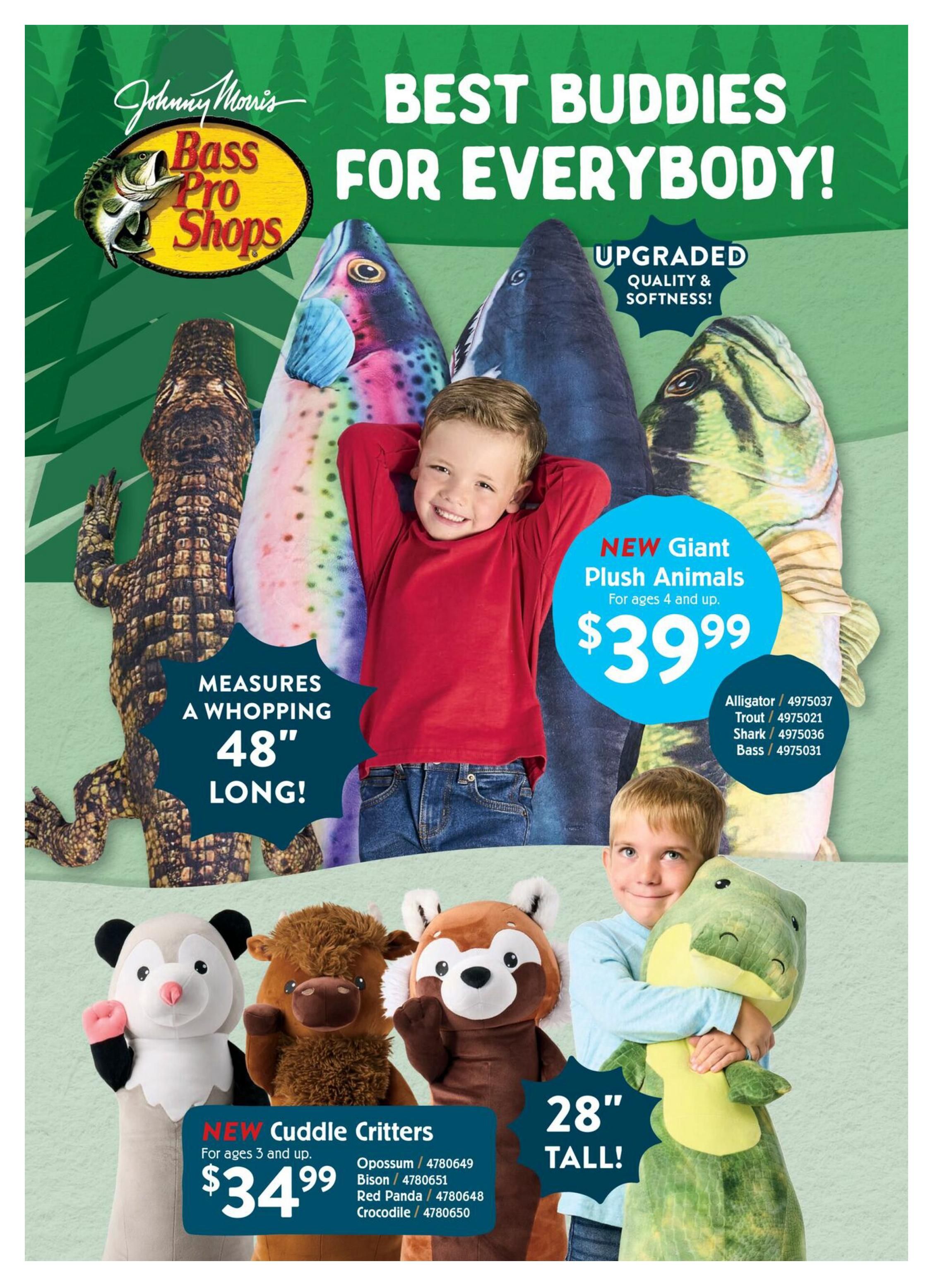 Bass Pro Shops Kid's Wishbook October 19 to December 25