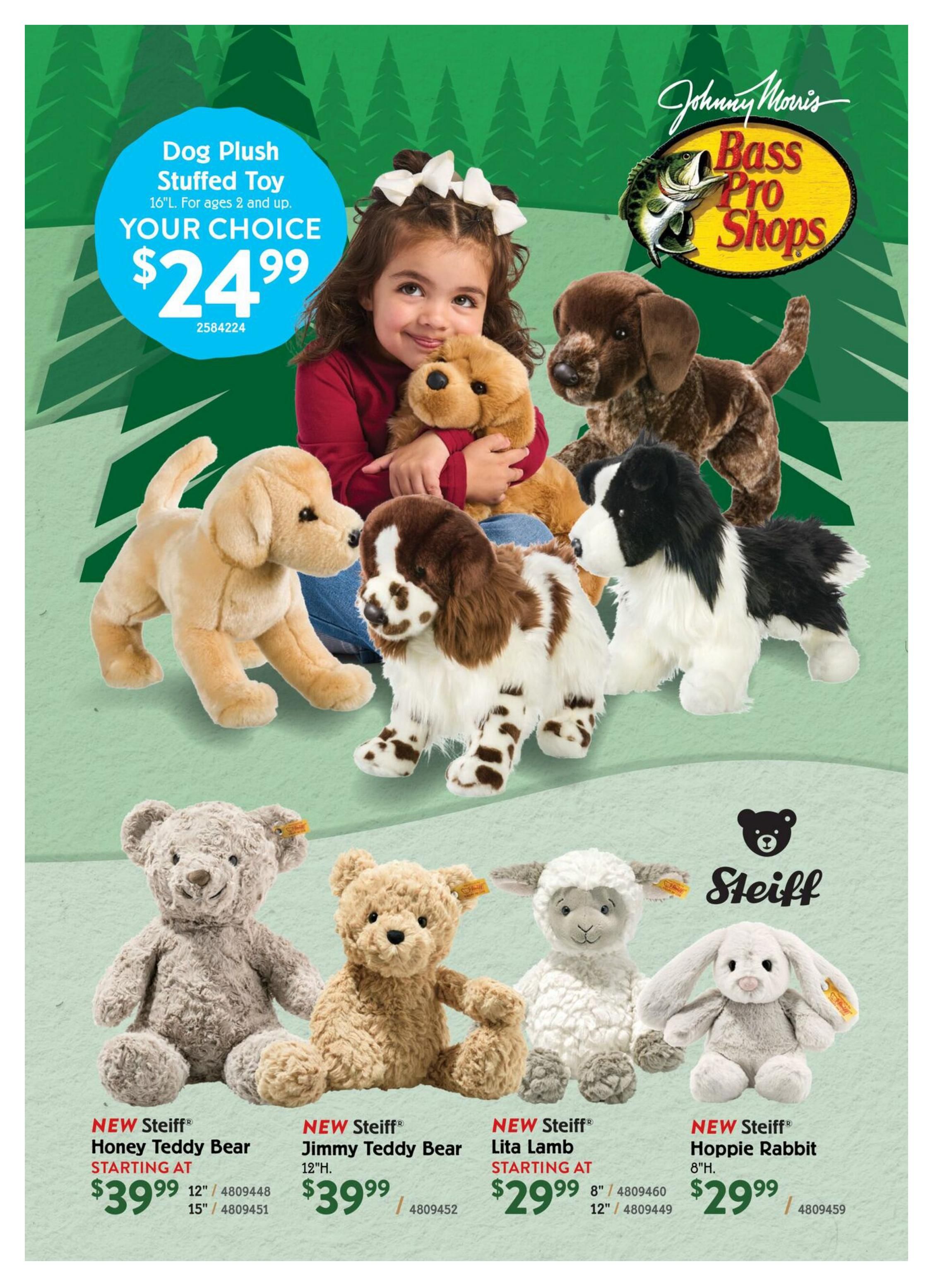 Bass Pro Shops Kid's Wishbook October 19 to December 25