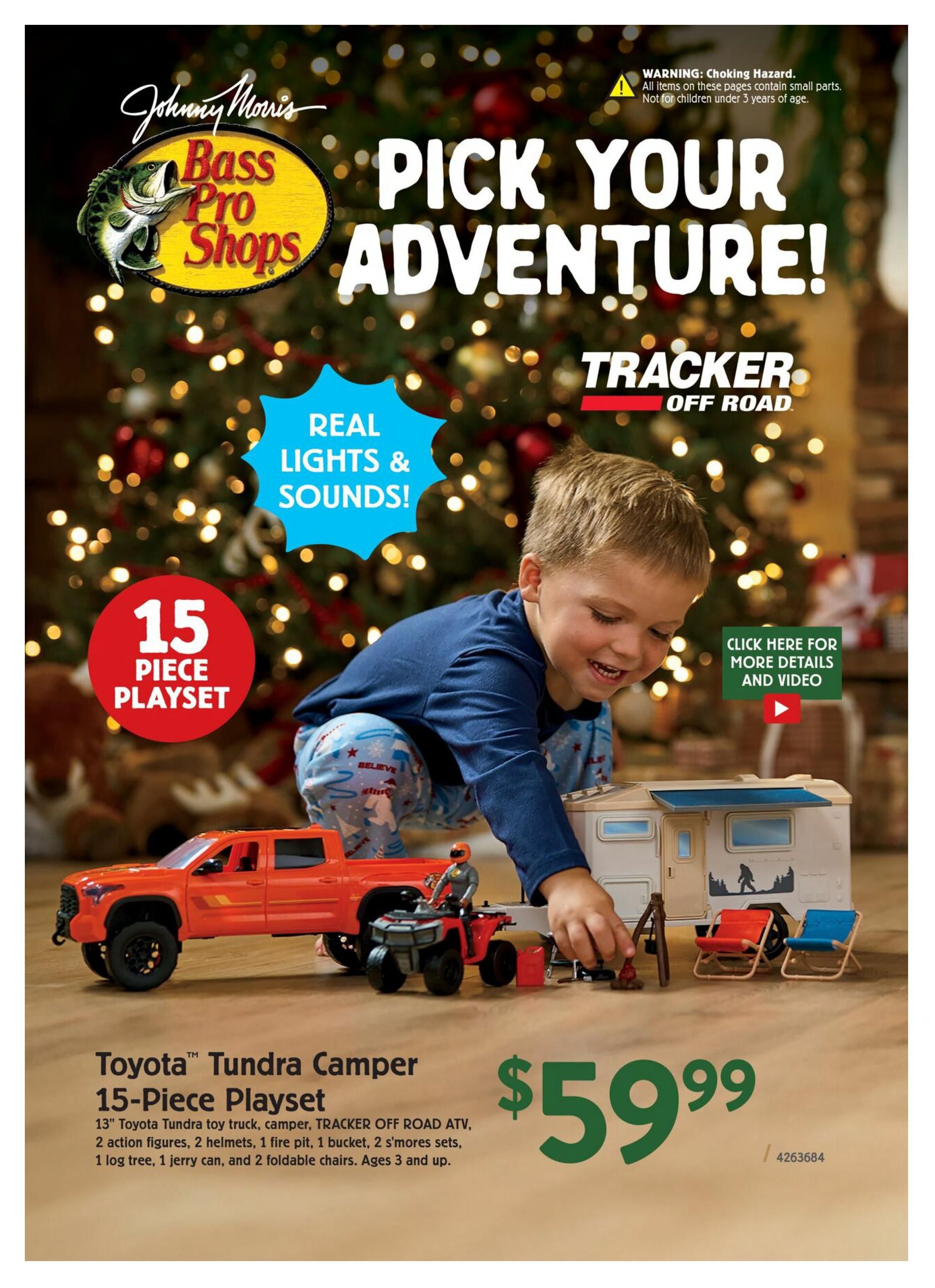 Bass Pro Shops Kid's Wishbook October 19 to December 25