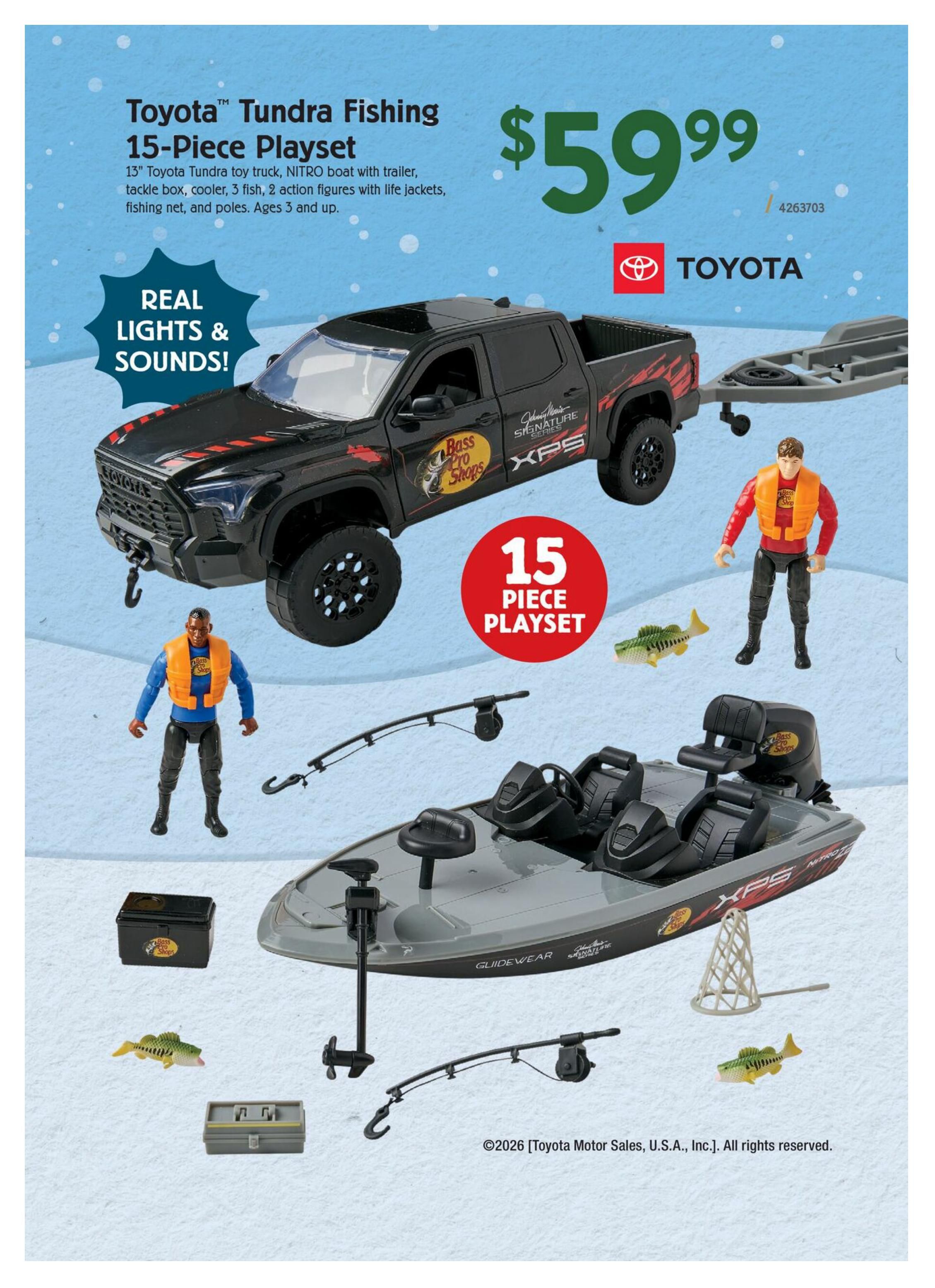 Bass Pro Shops Kid's Wishbook October 19 to December 25