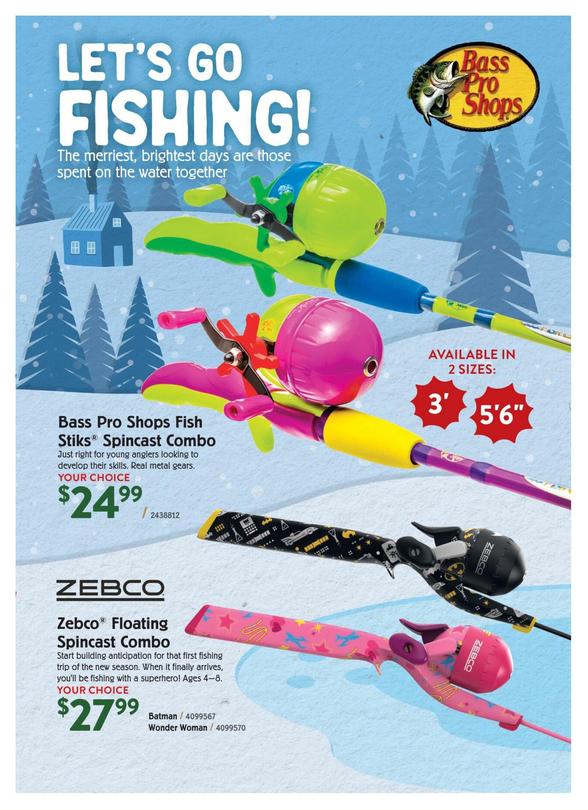 Bass Pro Shops Kid's Wishbook October 19 to December 25