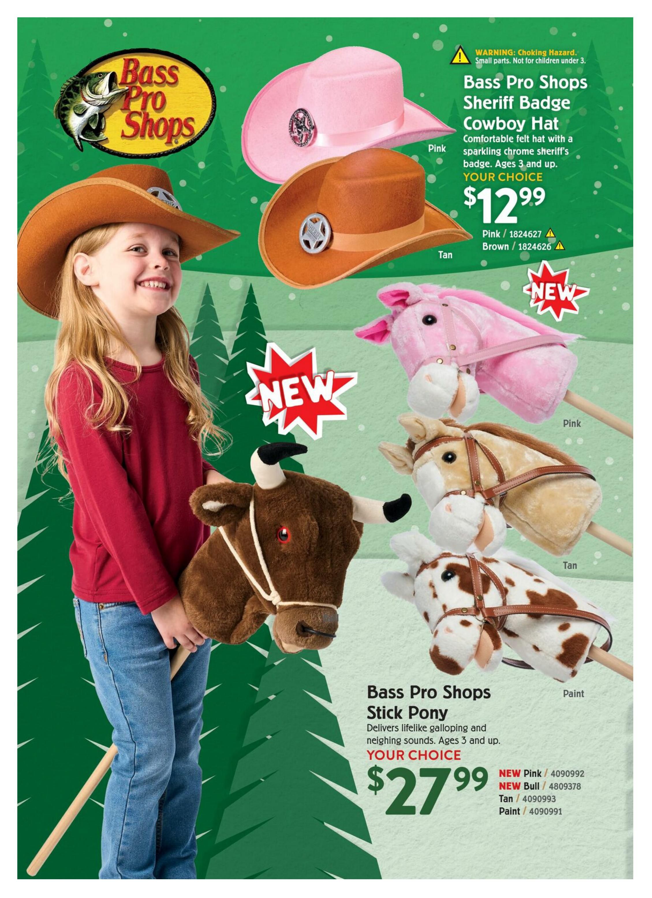 Bass Pro Shops Kid's Wishbook October 19 to December 25