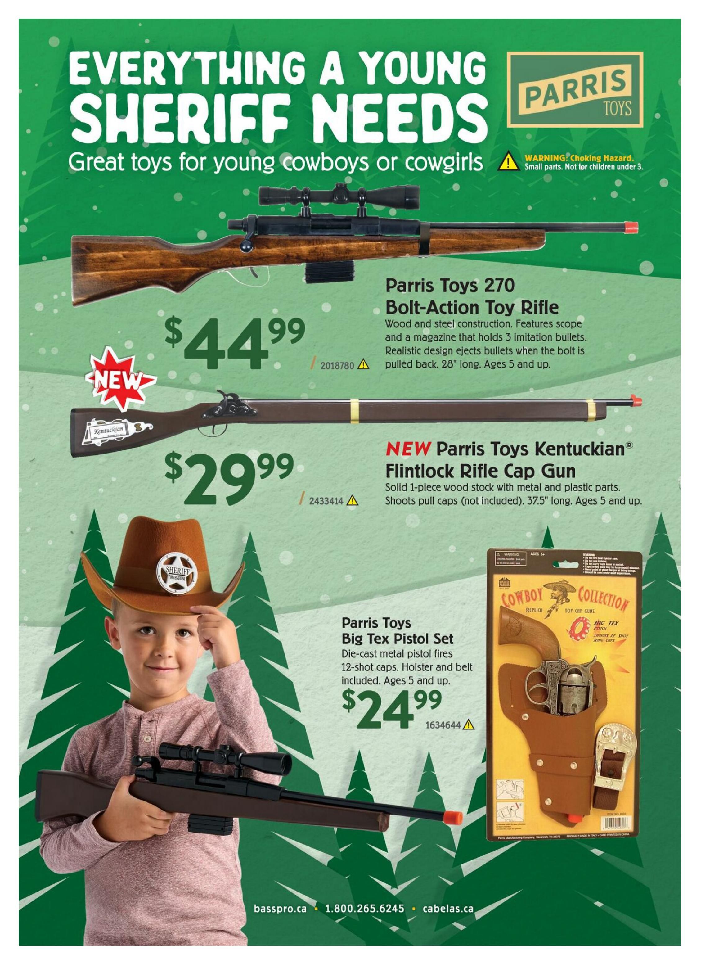 Bass Pro Shops Kid's Wishbook October 19 to December 25