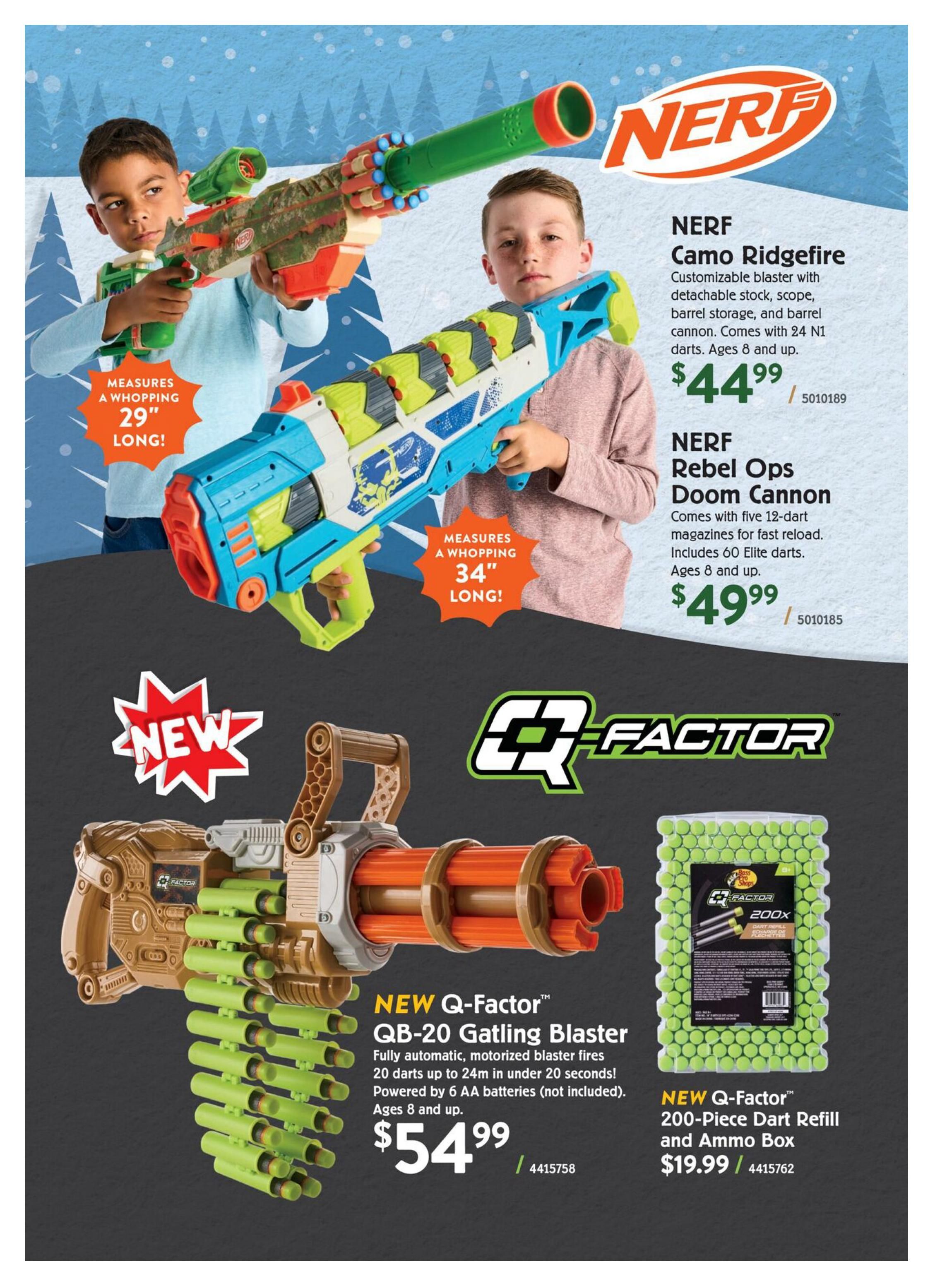 Bass Pro Shops Kid's Wishbook October 19 to December 25