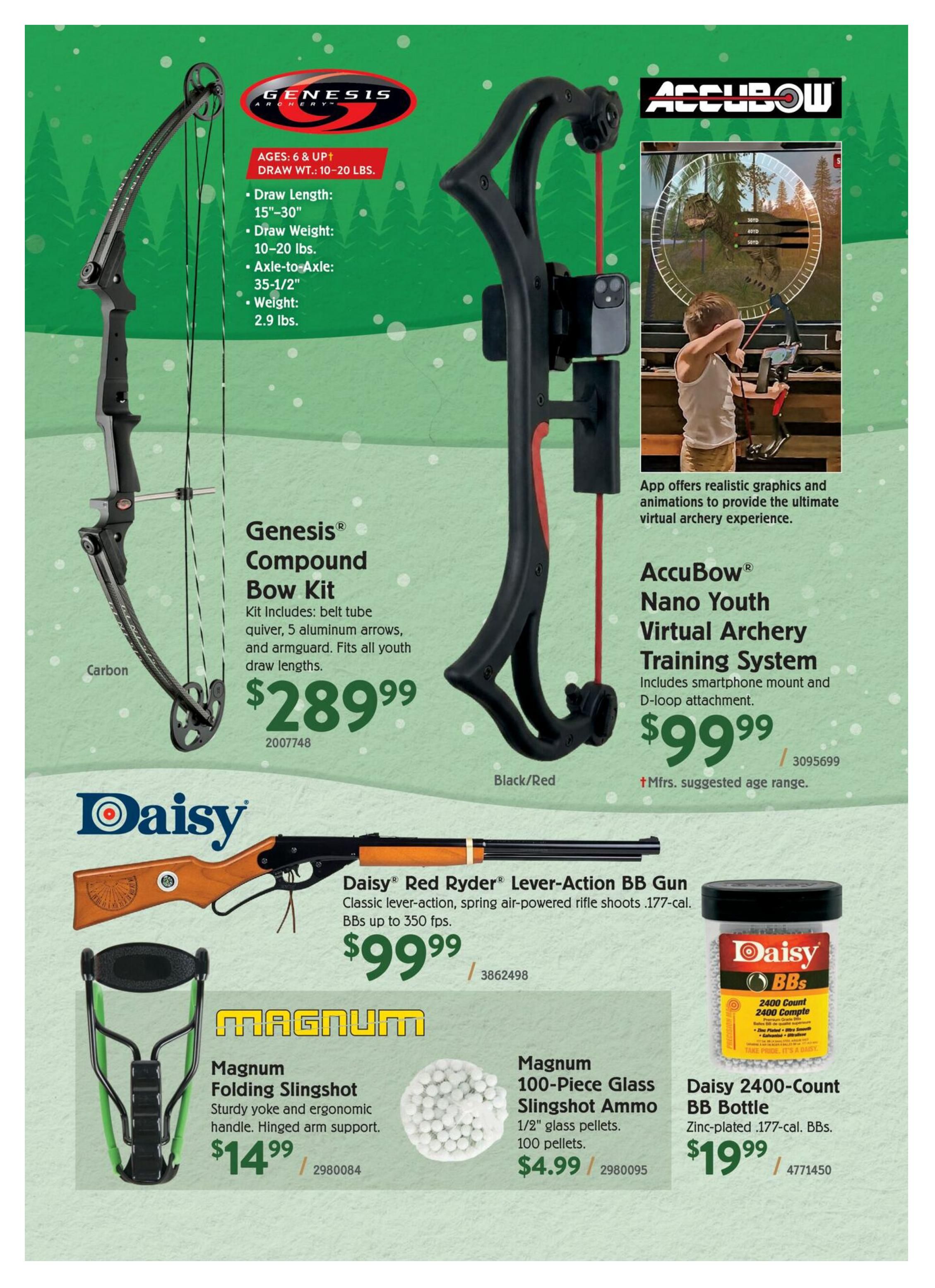 Bass Pro Shops Kid's Wishbook October 19 to December 25