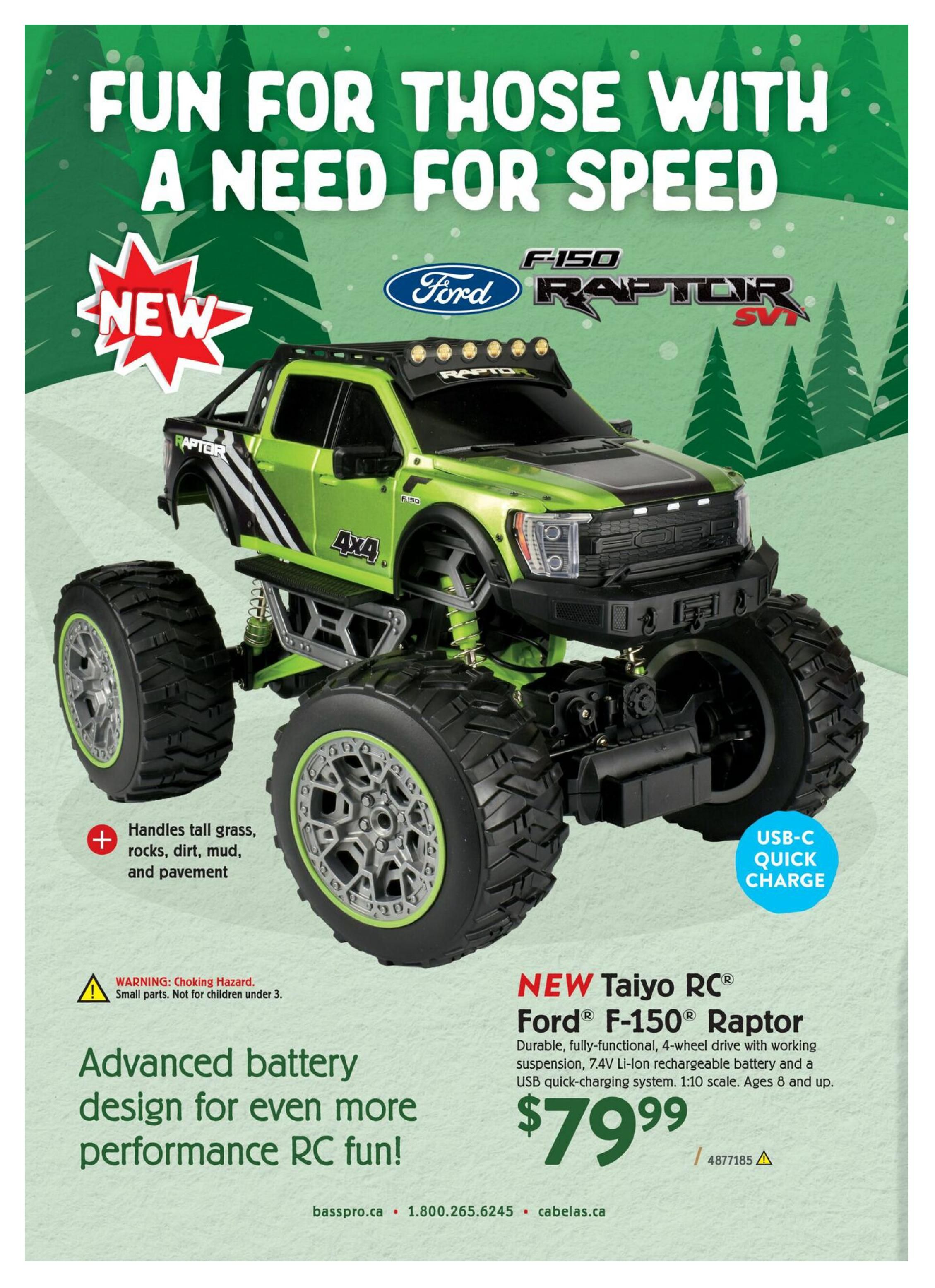 Bass Pro Shops Kid's Wishbook October 19 to December 25