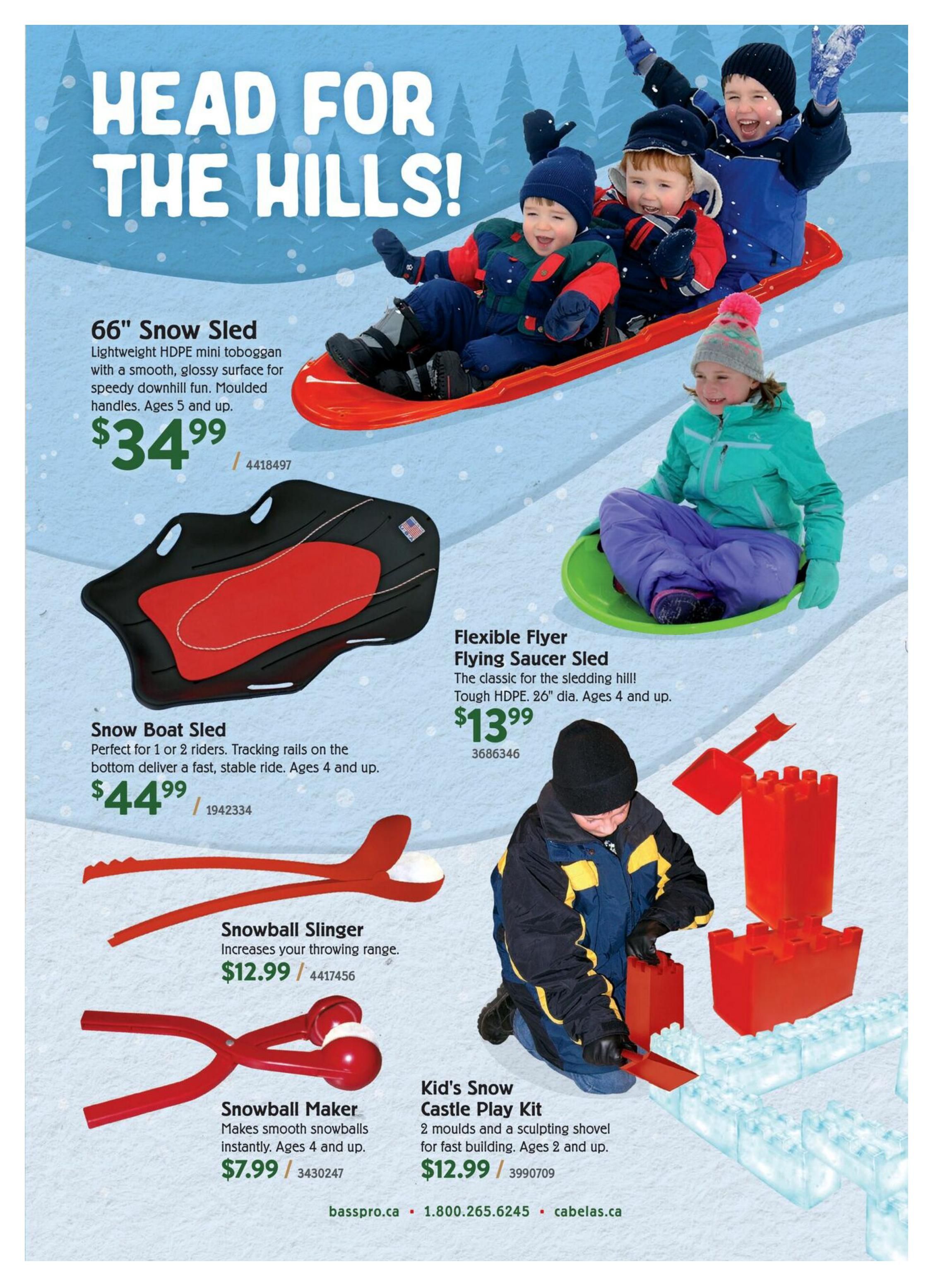 Bass Pro Shops Kid's Wishbook October 19 to December 25
