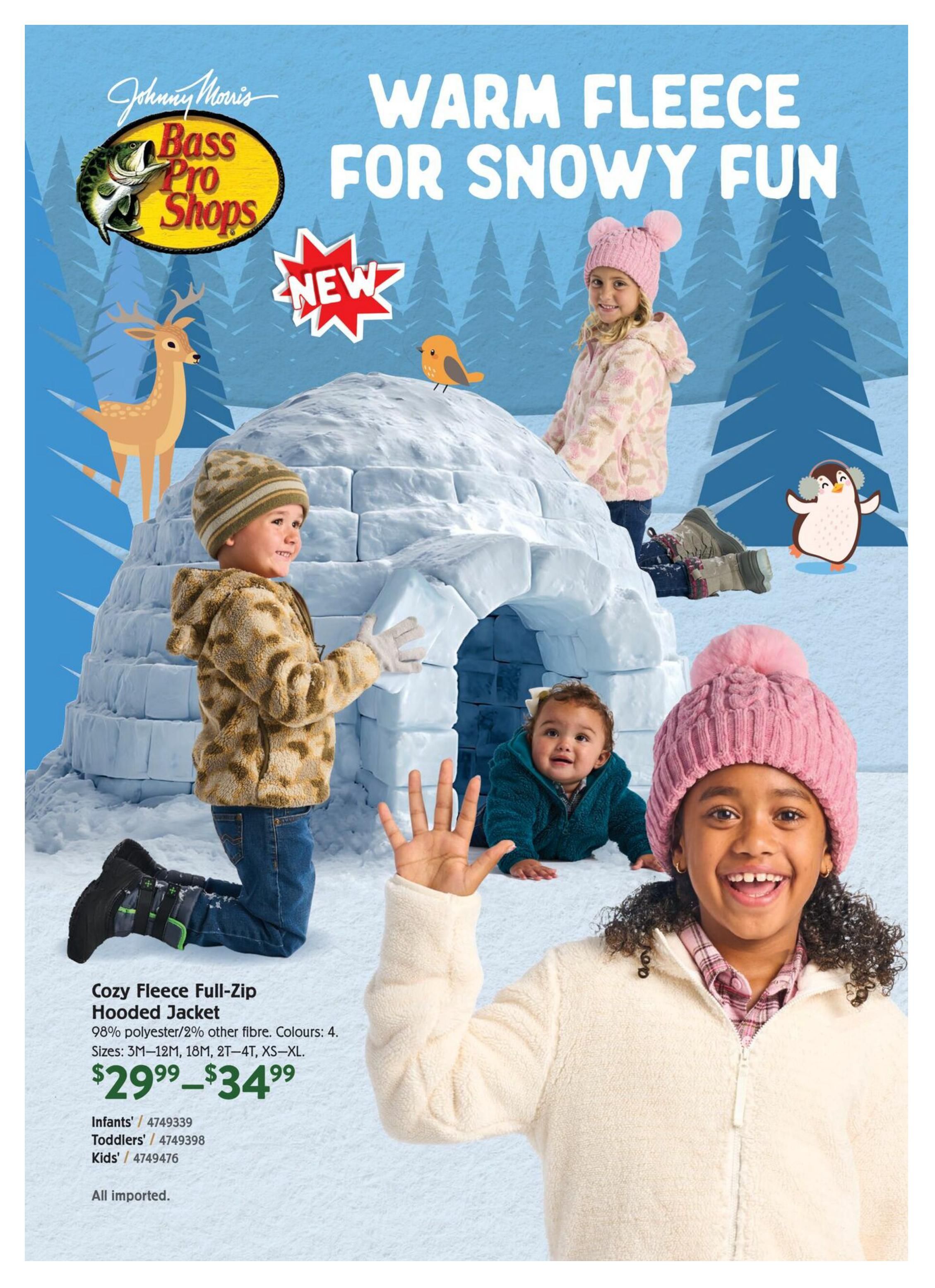Bass Pro Shops Kid's Wishbook October 19 to December 25