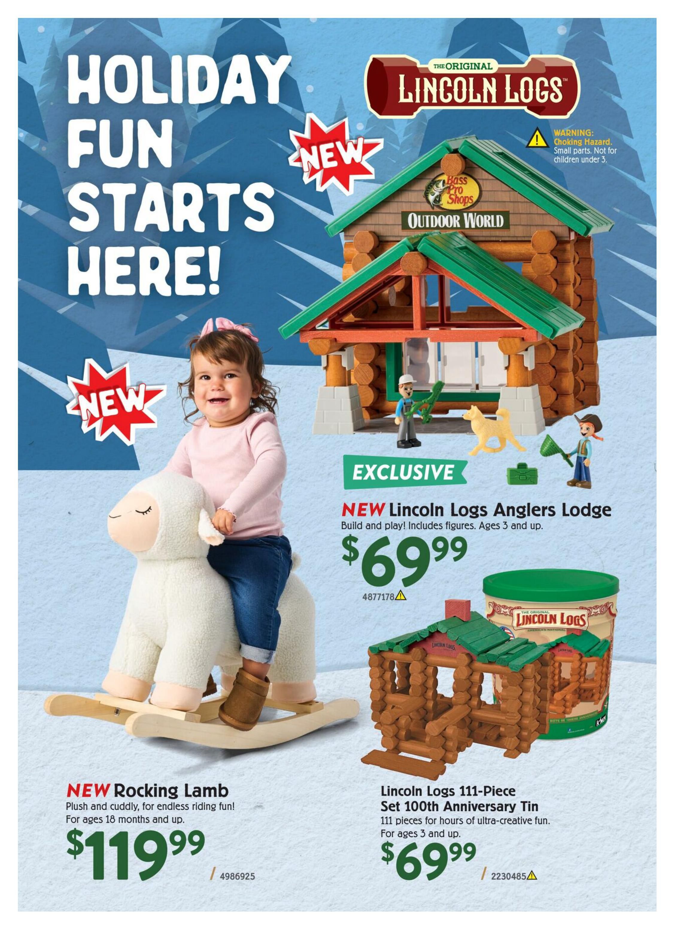 Bass Pro Shops Kid's Wishbook October 19 to December 25