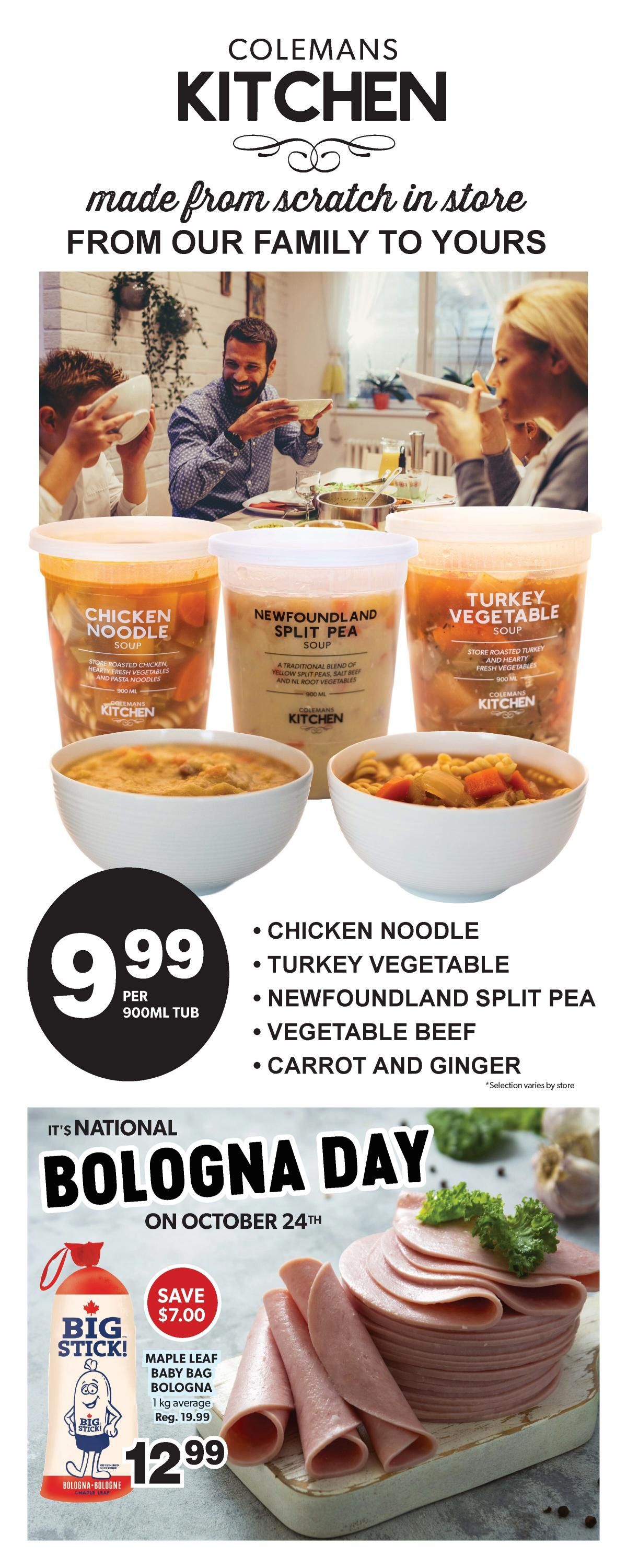 Coleman's Flyer October 22 to 28