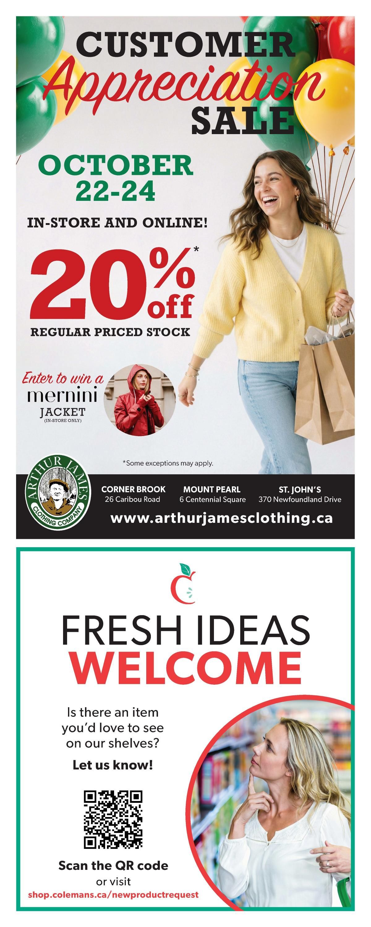 Coleman's Flyer October 22 to 28