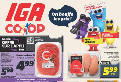 IGA (NB) Flyer October 22 to 28