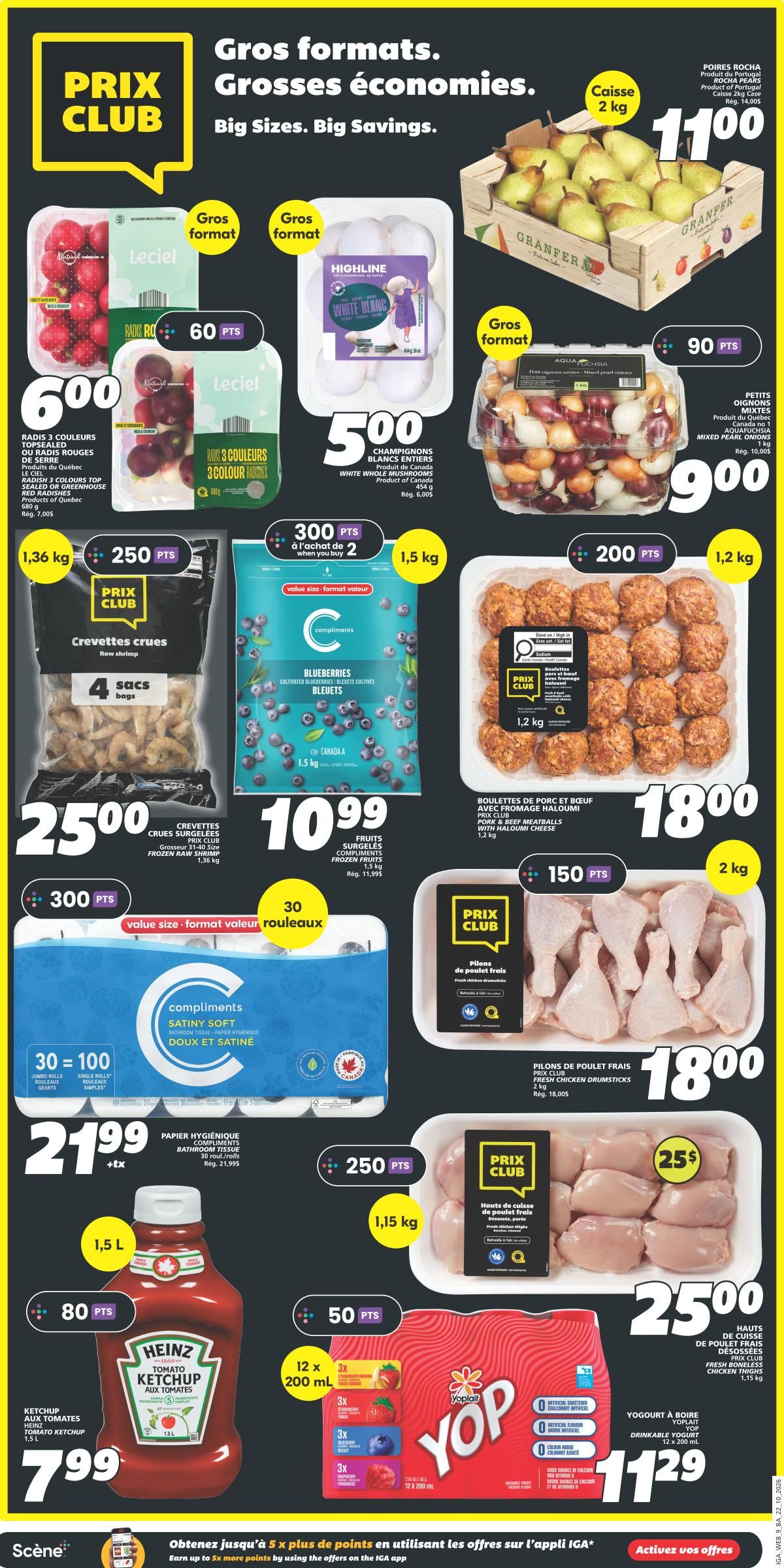 IGA (NB) Flyer October 22 to 28